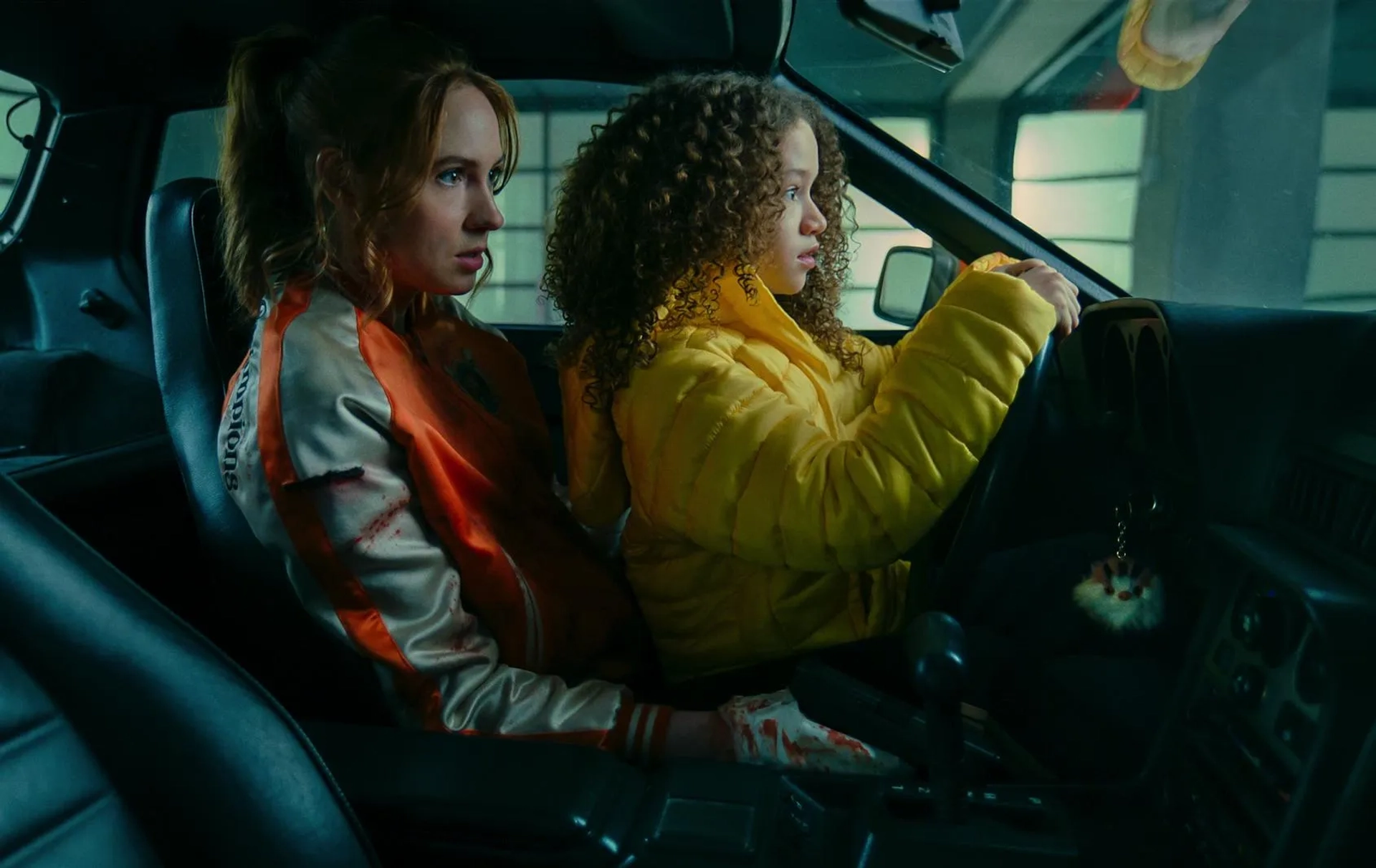 Karen Gillan & Chloe Coleman in Gunpowder Milkshake