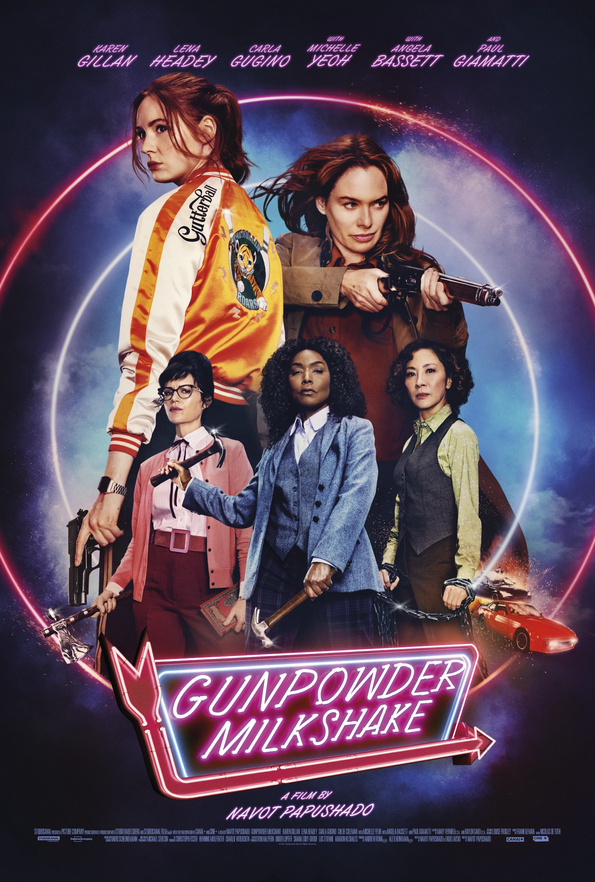 Angela Bassett, Michelle Yeoh, Carla Gugino, Lena Headey, and Karen Gillan in Gunpowder Milkshake (2021)