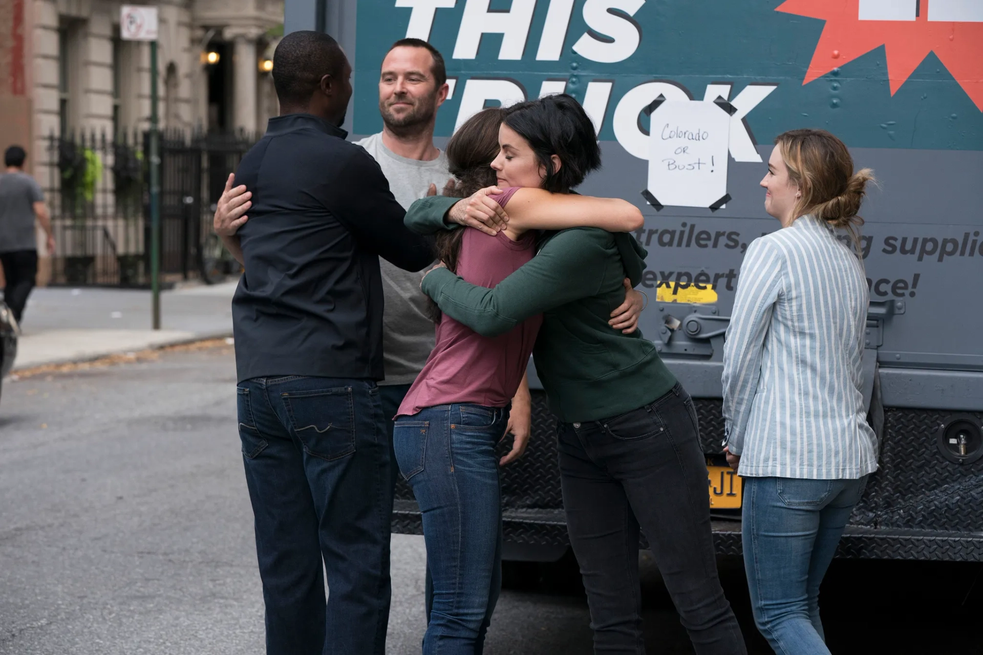 Ashley Johnson, Sullivan Stapleton, and Jaimie Alexander in Blindspot (2015)