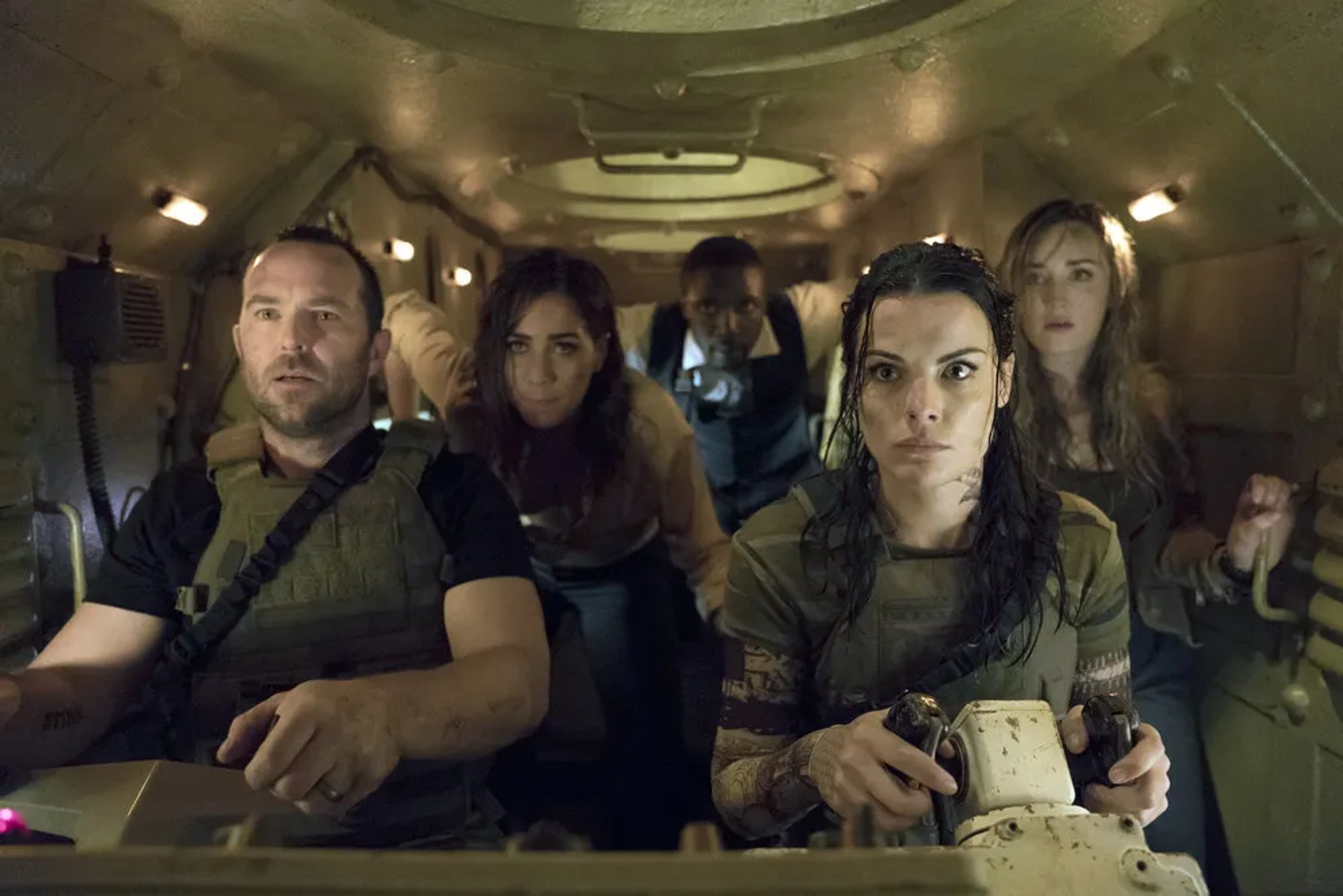 Rob Brown, Ashley Johnson, Sullivan Stapleton, Jaimie Alexander, and Audrey Esparza in Blindspot (2015)