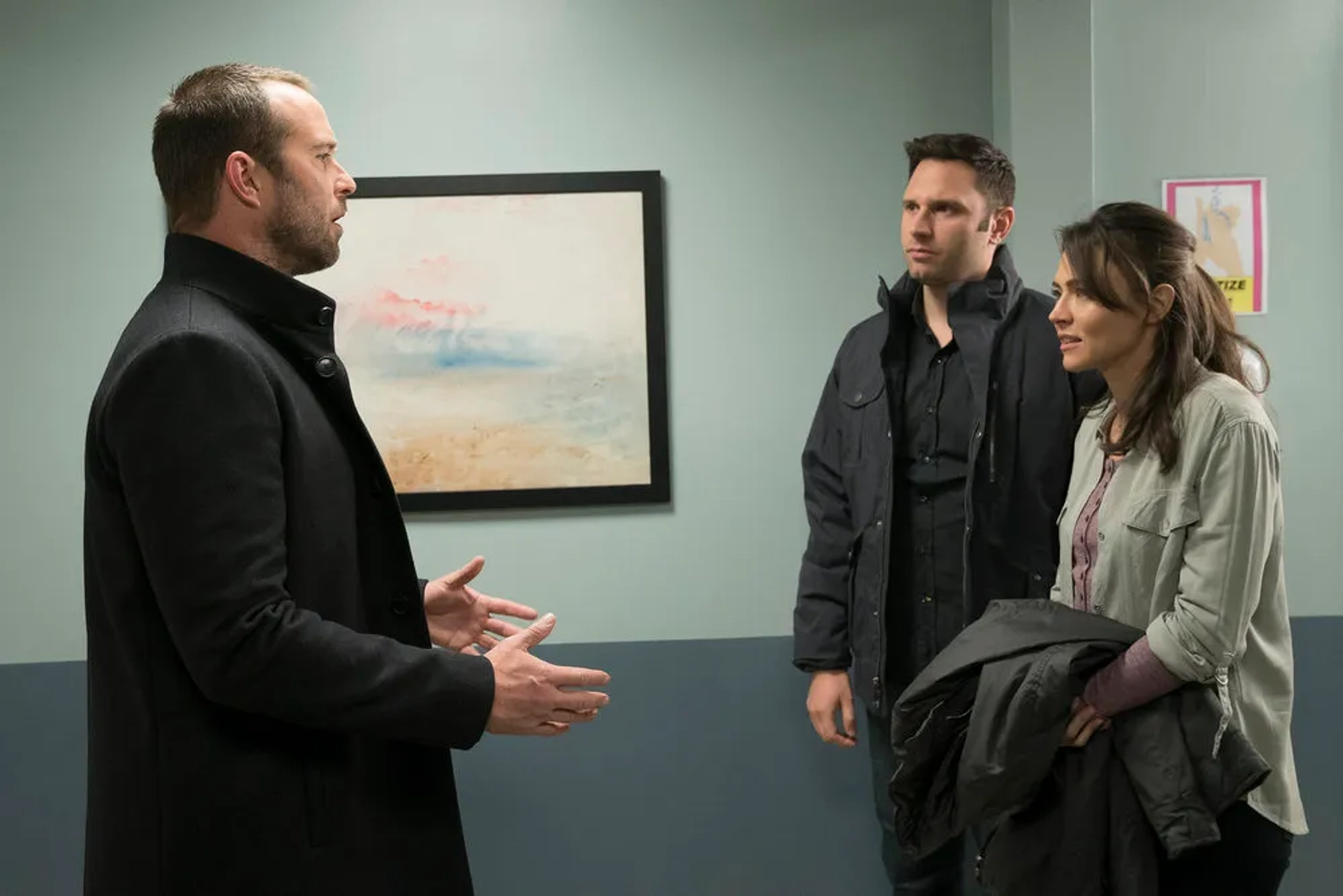 Trieste Kelly Dunn, Sullivan Stapleton, and Quincy Dunn-Baker in Blindspot (2015)