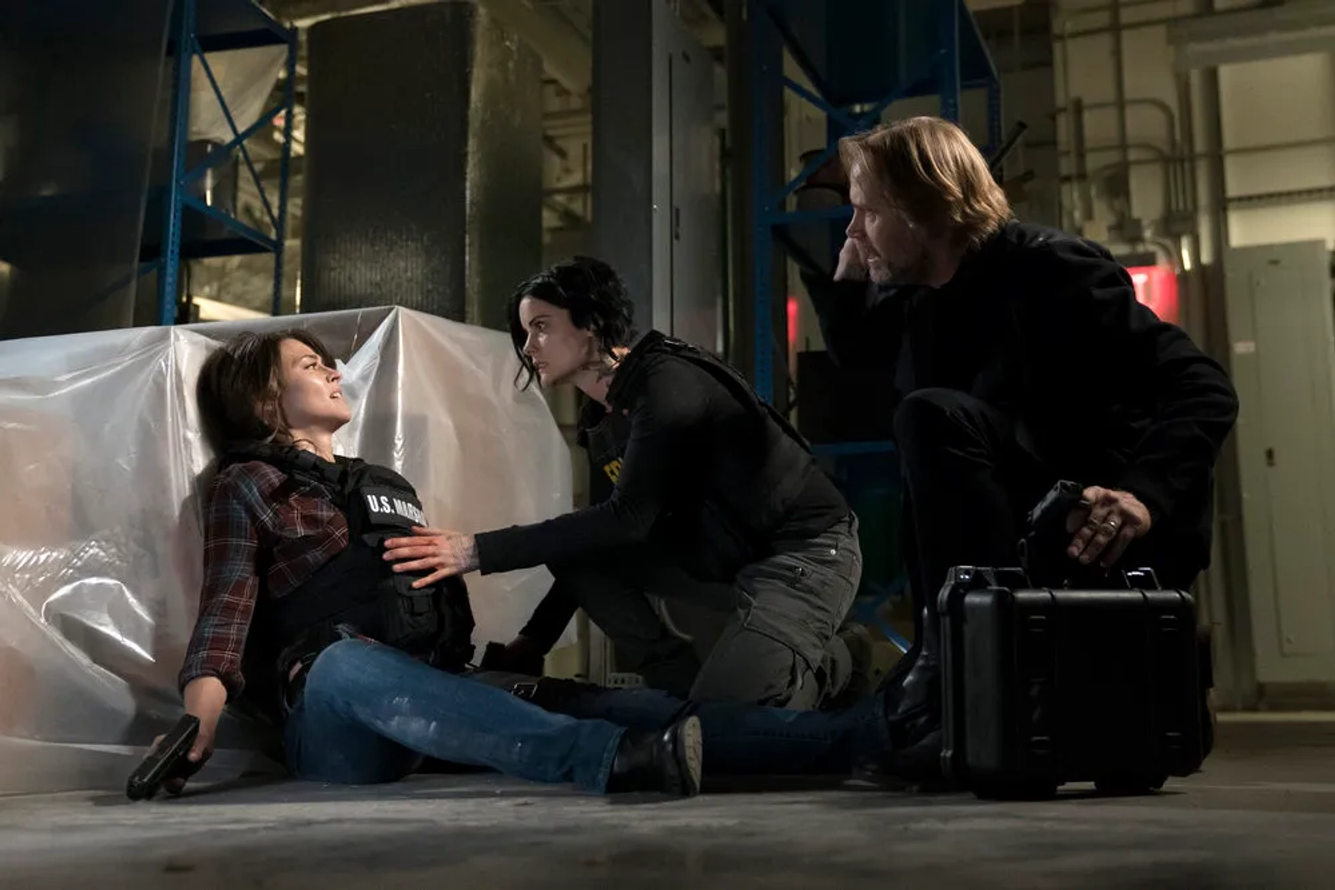 Trieste Kelly Dunn, Lee Tergesen, and Jaimie Alexander in Blindspot (2015)