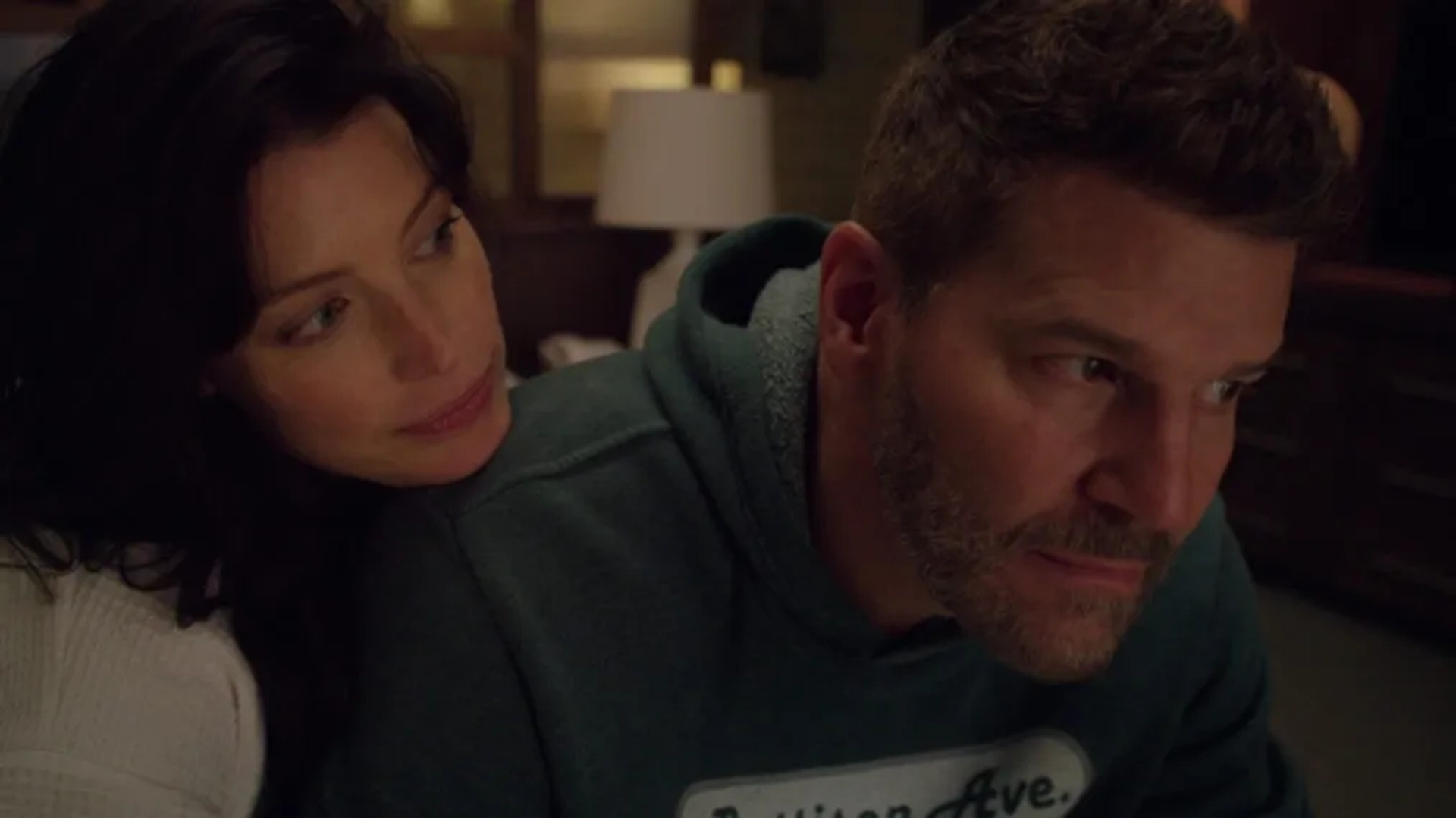 David Boreanaz and Jessica Paré in SEAL Team: Close to Home (2021)