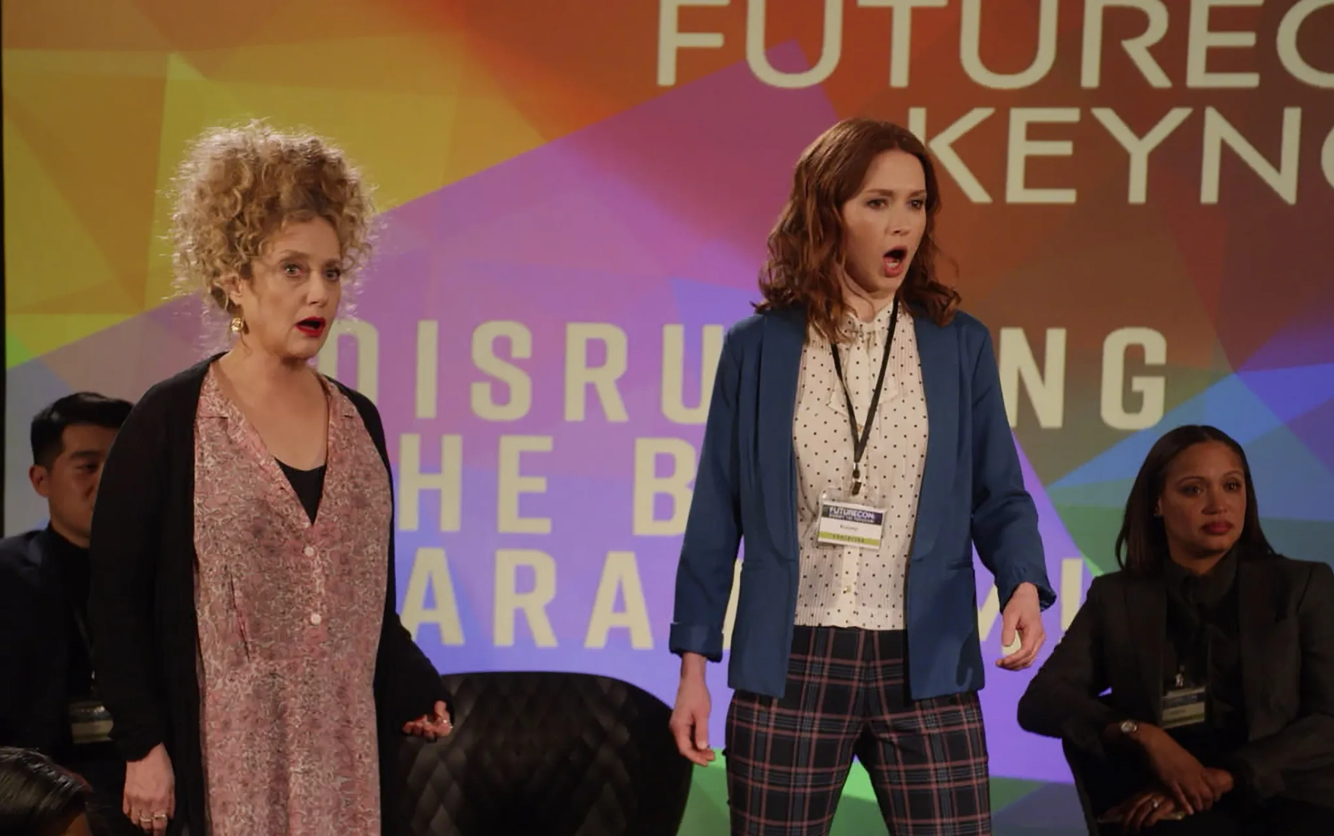 Carol Kane and Ellie Kemper in Unbreakable Kimmy Schmidt (2015)