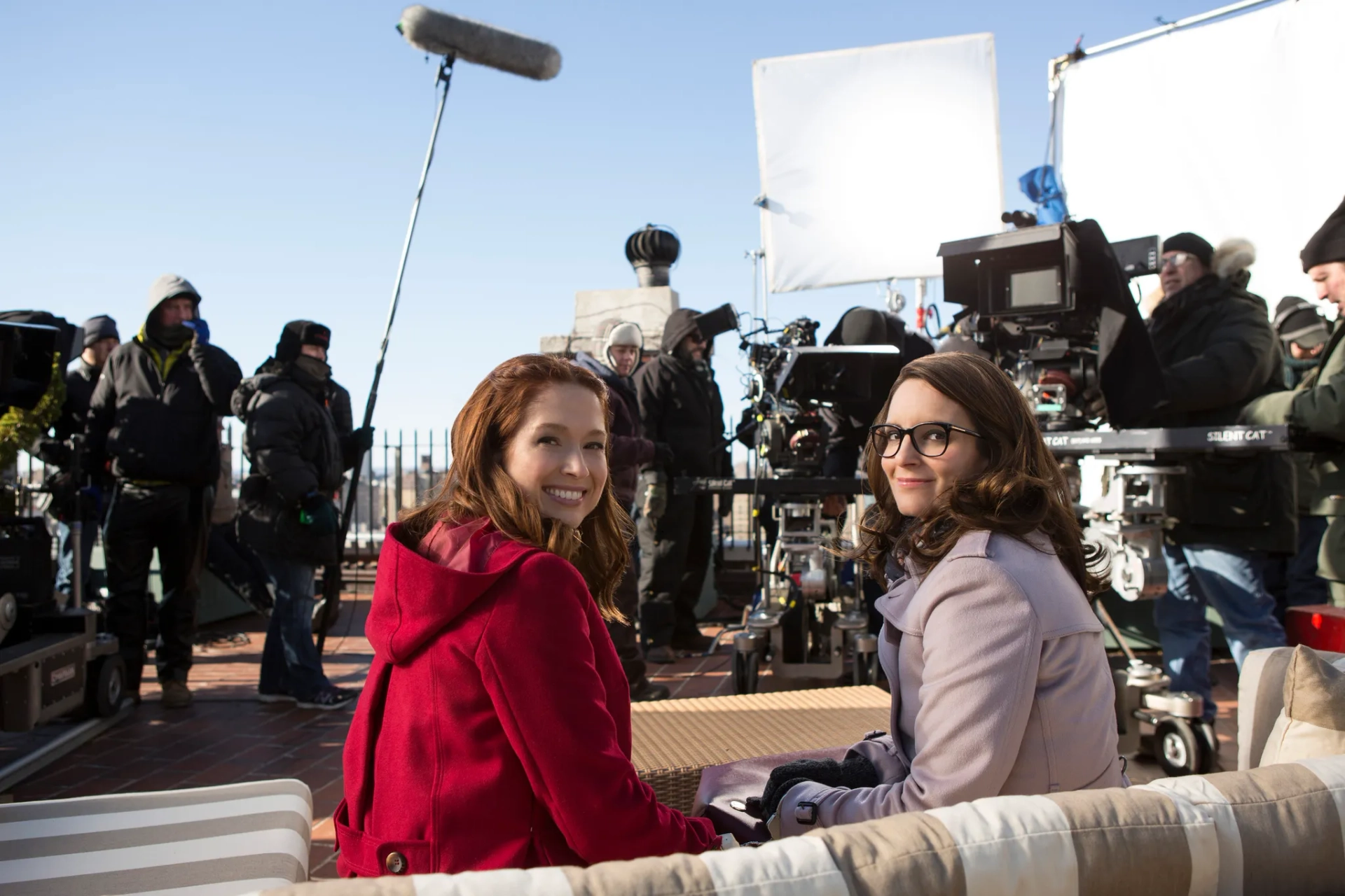 Tina Fey and Ellie Kemper in Unbreakable Kimmy Schmidt (2015)