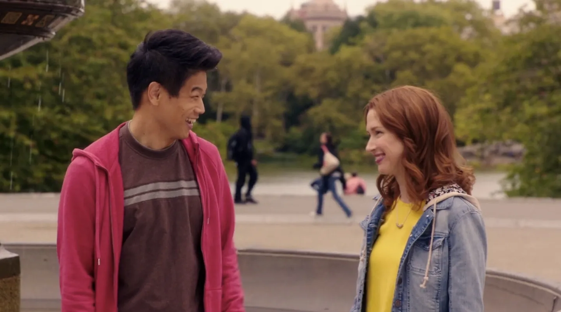 Ellie Kemper and Ki Hong Lee in Unbreakable Kimmy Schmidt (2015)