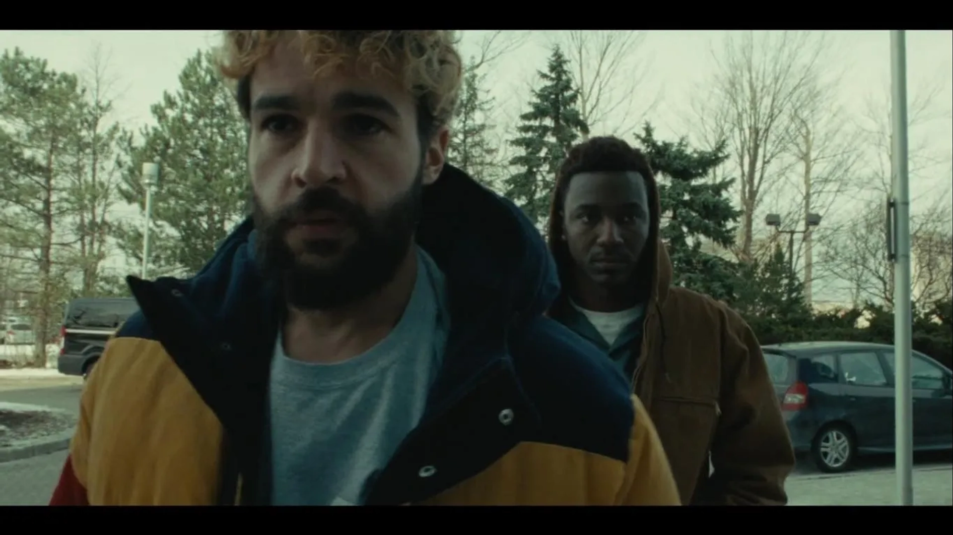 Christopher Abbott and Jerrod Carmichael in On the Count of Three (2021)