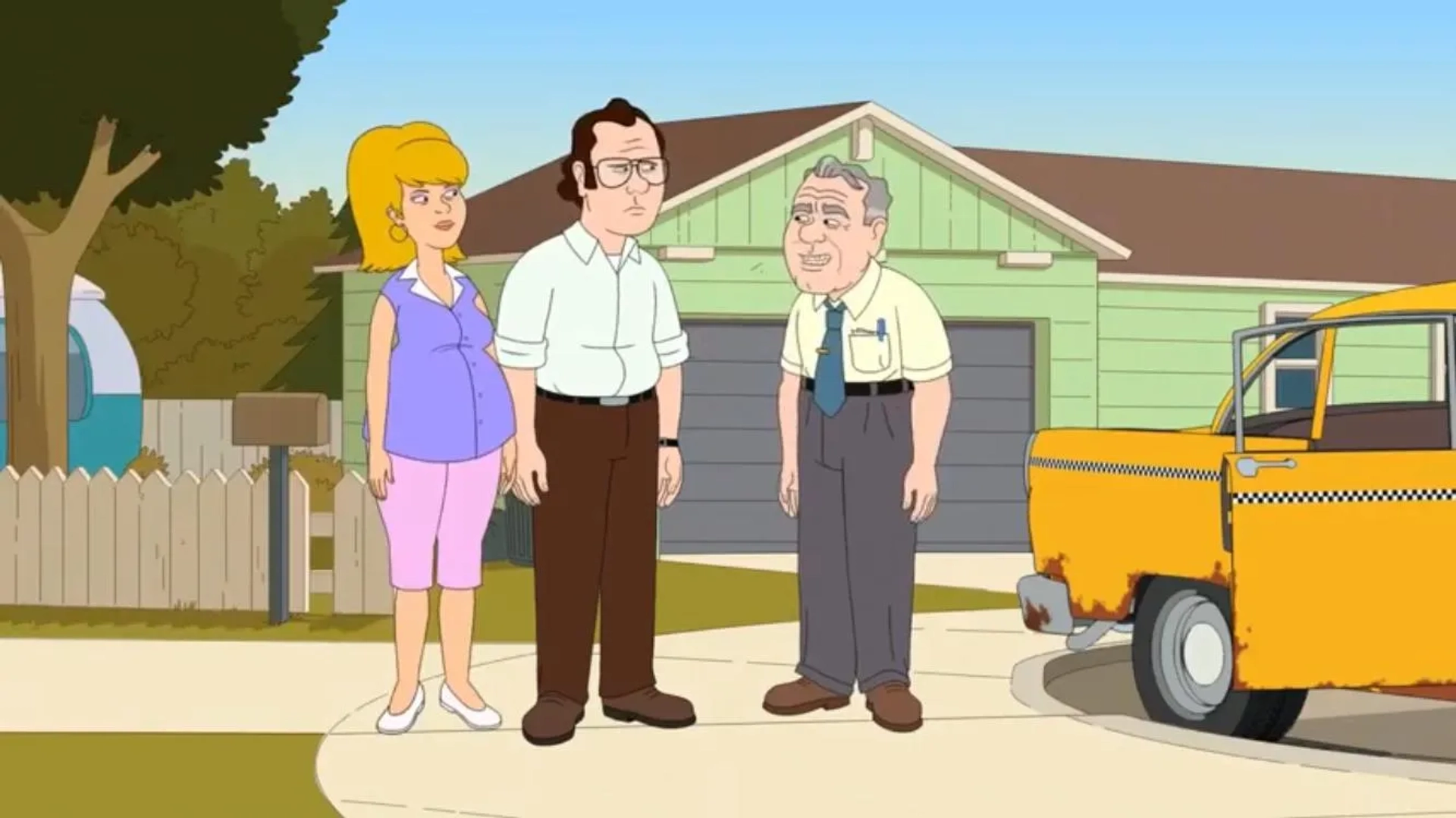 Laura Dern, Jonathan Banks, and Bill Burr in F Is for Family (2015)