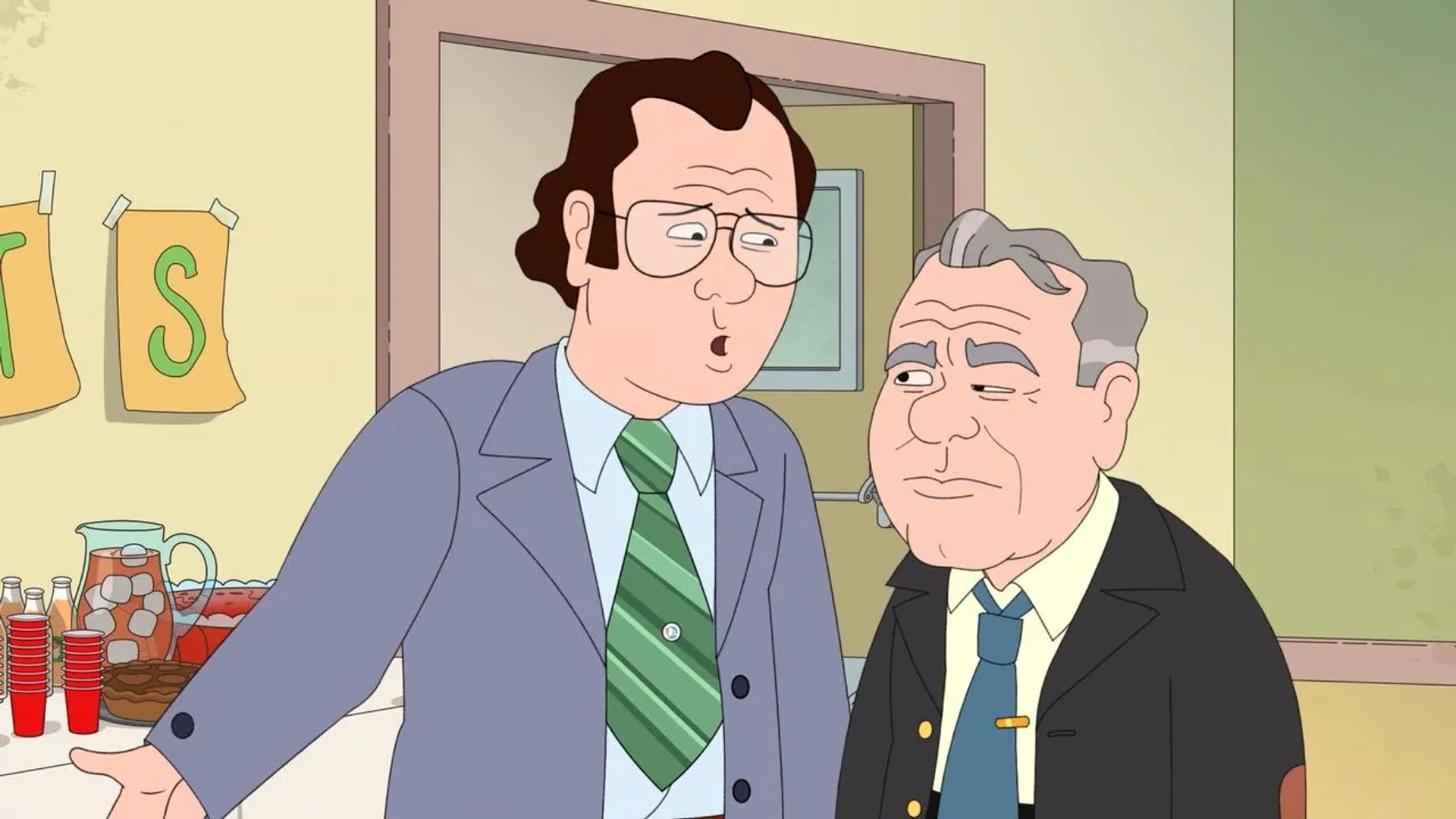 Jonathan Banks and Bill Burr in F Is for Family: Murphy and Son (2020)