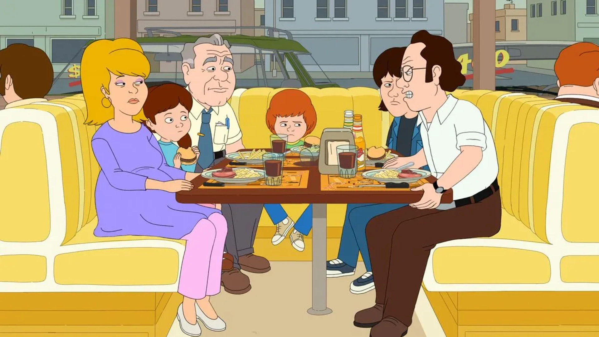 Laura Dern, Jonathan Banks, Bill Burr, Debi Derryberry, Justin Long, and Haley Reinhart in F Is for Family (2015)