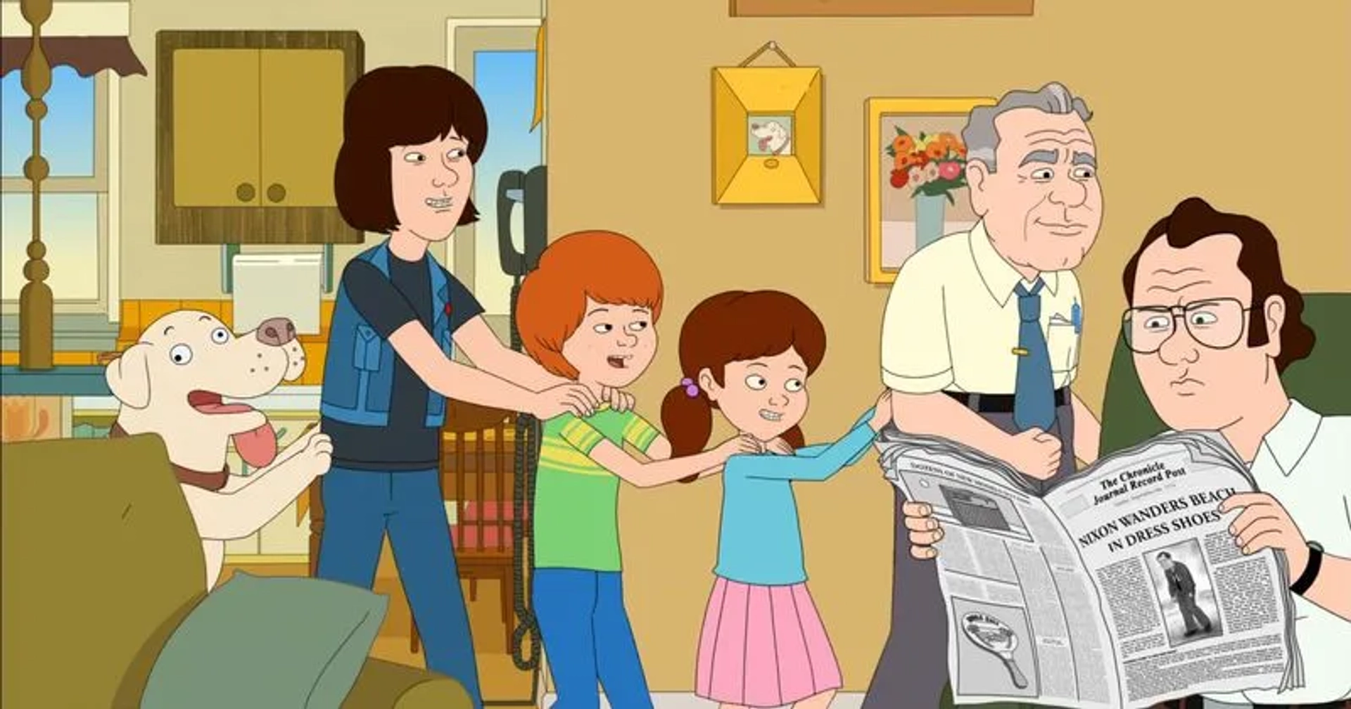 Jonathan Banks, Bill Burr, Debi Derryberry, Justin Long, and Haley Reinhart in F Is for Family (2015)