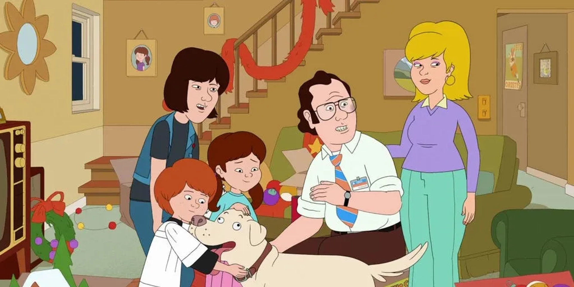 Laura Dern, Bill Burr, Debi Derryberry, Justin Long, and Haley Reinhart in F Is for Family (2015)