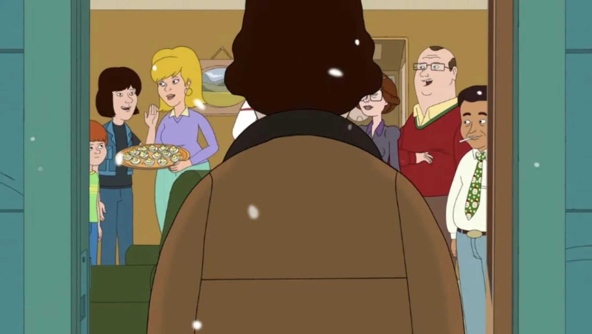 Laura Dern, Bill Burr, Trevor Devall, Kevin P. Farley, Justin Long, and Haley Reinhart in F Is for Family (2015)