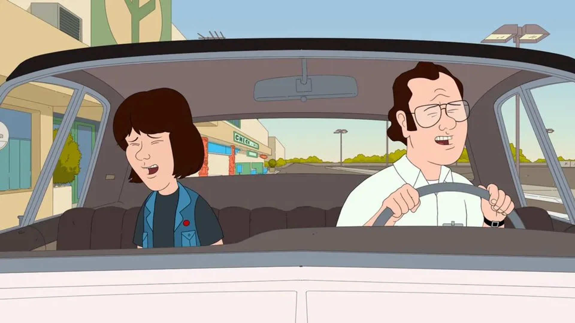 Bill Burr and Justin Long in F Is for Family (2015)