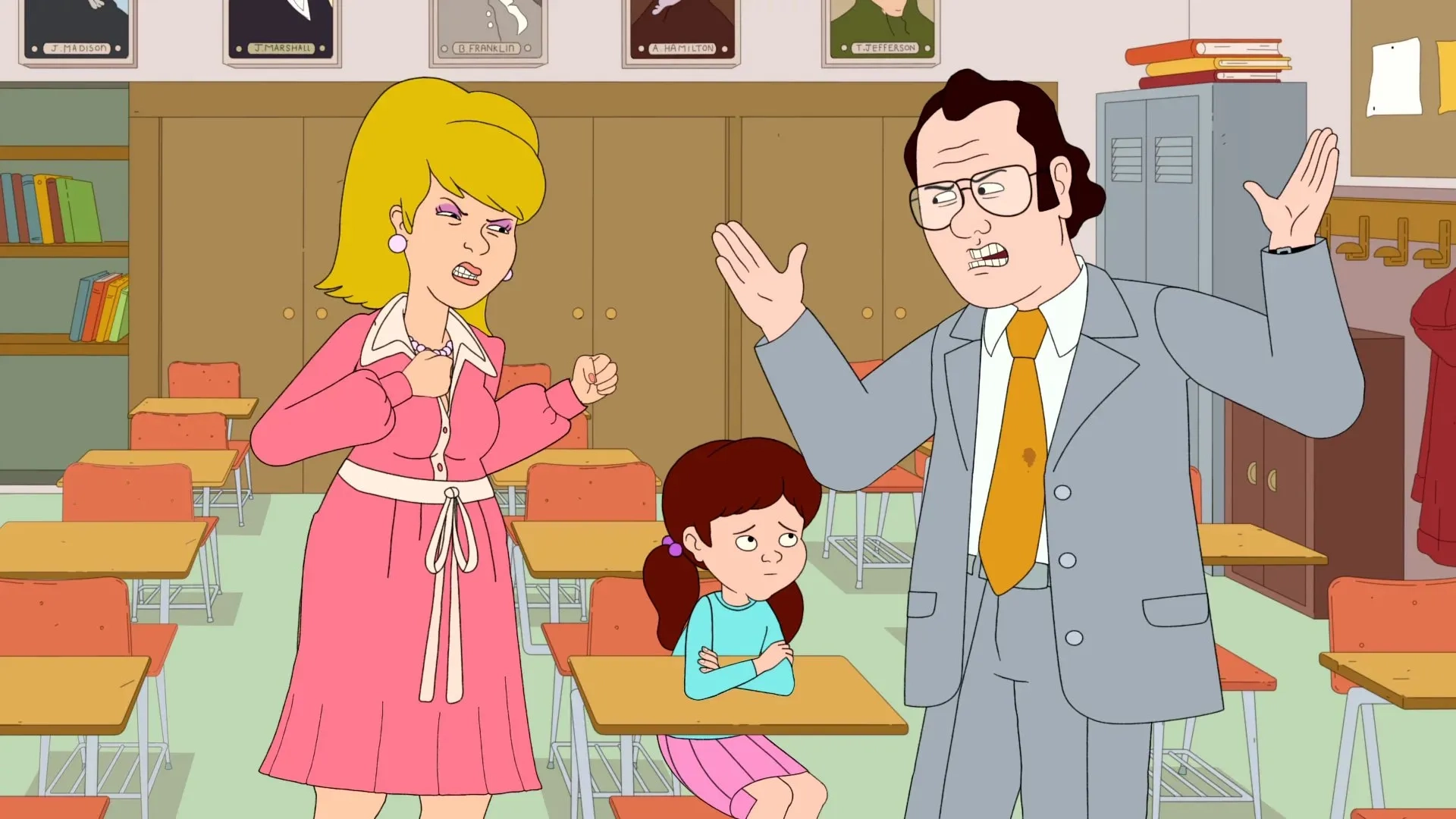 Laura Dern, Bill Burr, and Debi Derryberry in F Is for Family (2015)