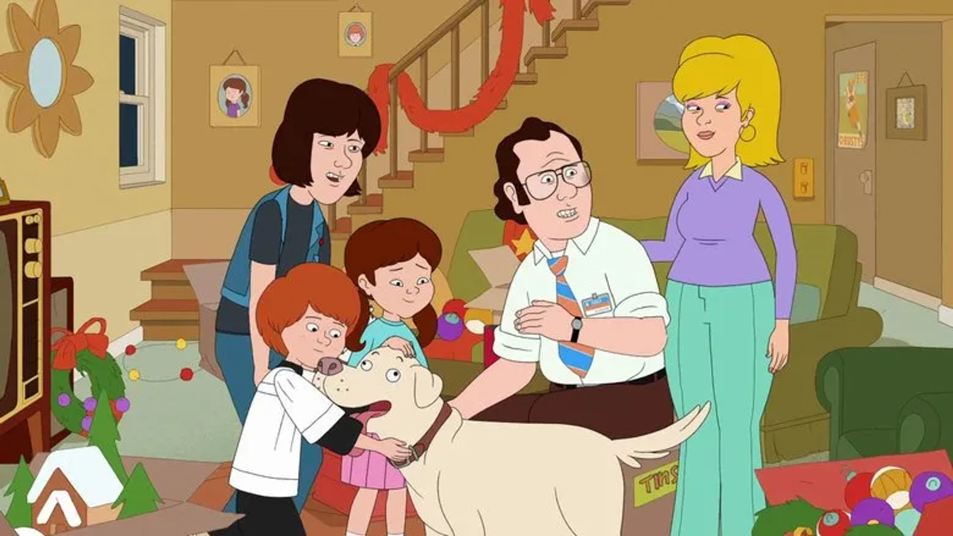 Laura Dern, Bill Burr, Debi Derryberry, Justin Long, and Haley Reinhart in F Is for Family (2015)