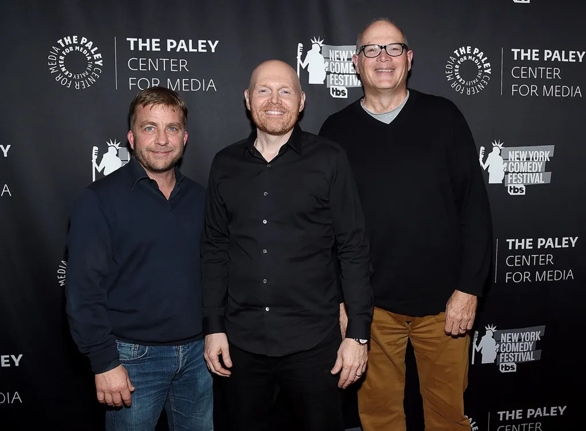 Peter Billingsley, Bill Burr, and Michael Price at an event for F Is for Family (2015)