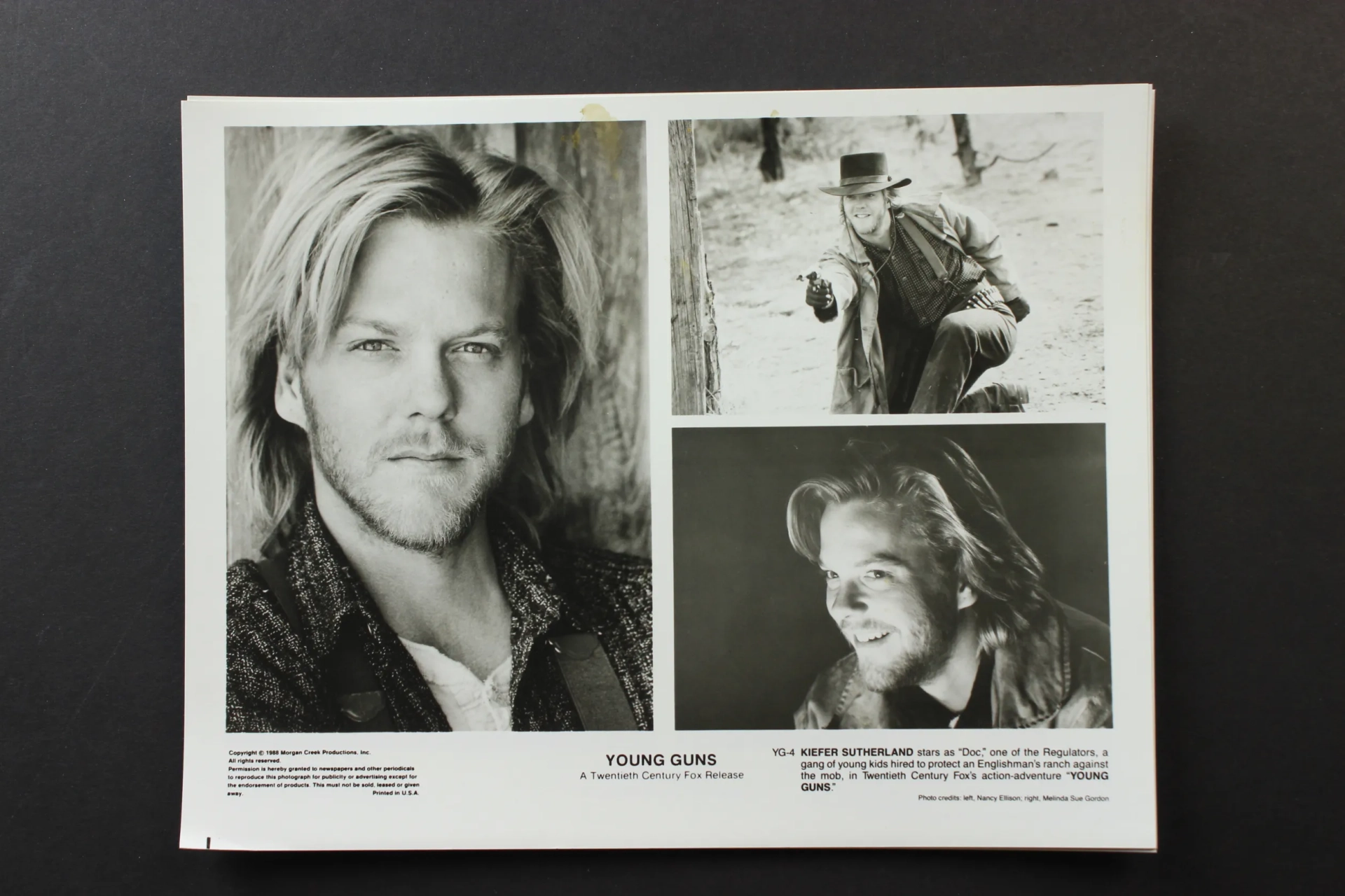 Kiefer Sutherland in Young Guns (1988)