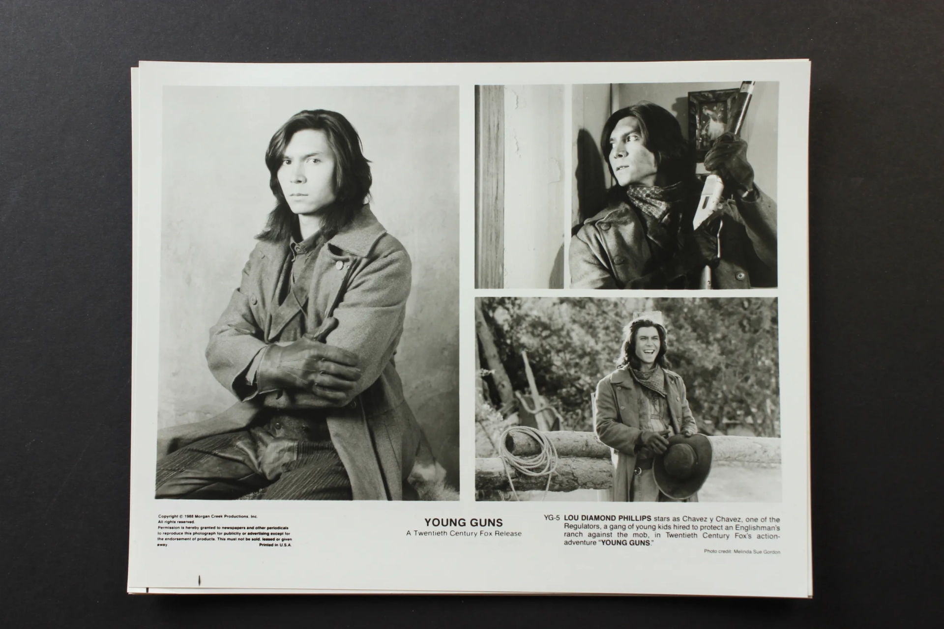 Lou Diamond Phillips in Young Guns (1988)