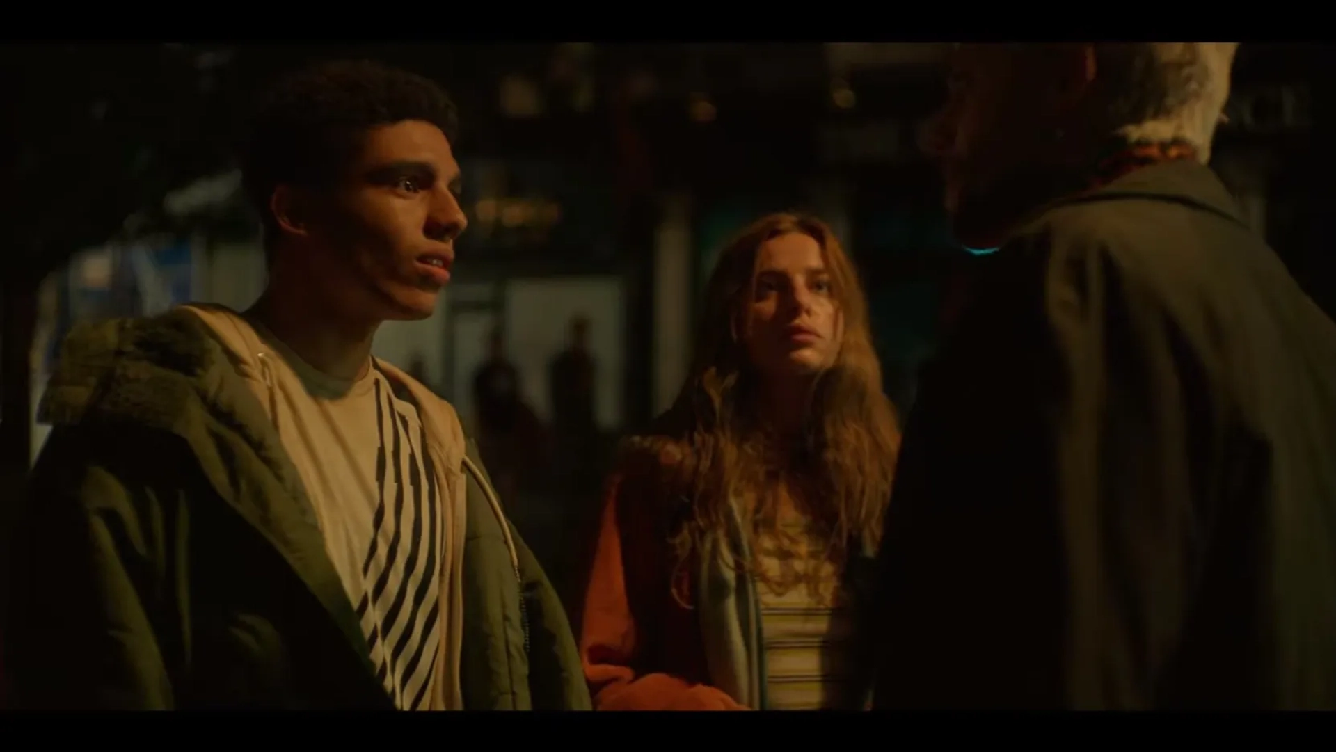 Nadia Parkes, Jay Lycurgo, and Emilien Vekemans in The Bastard Son & The Devil Himself (2022)