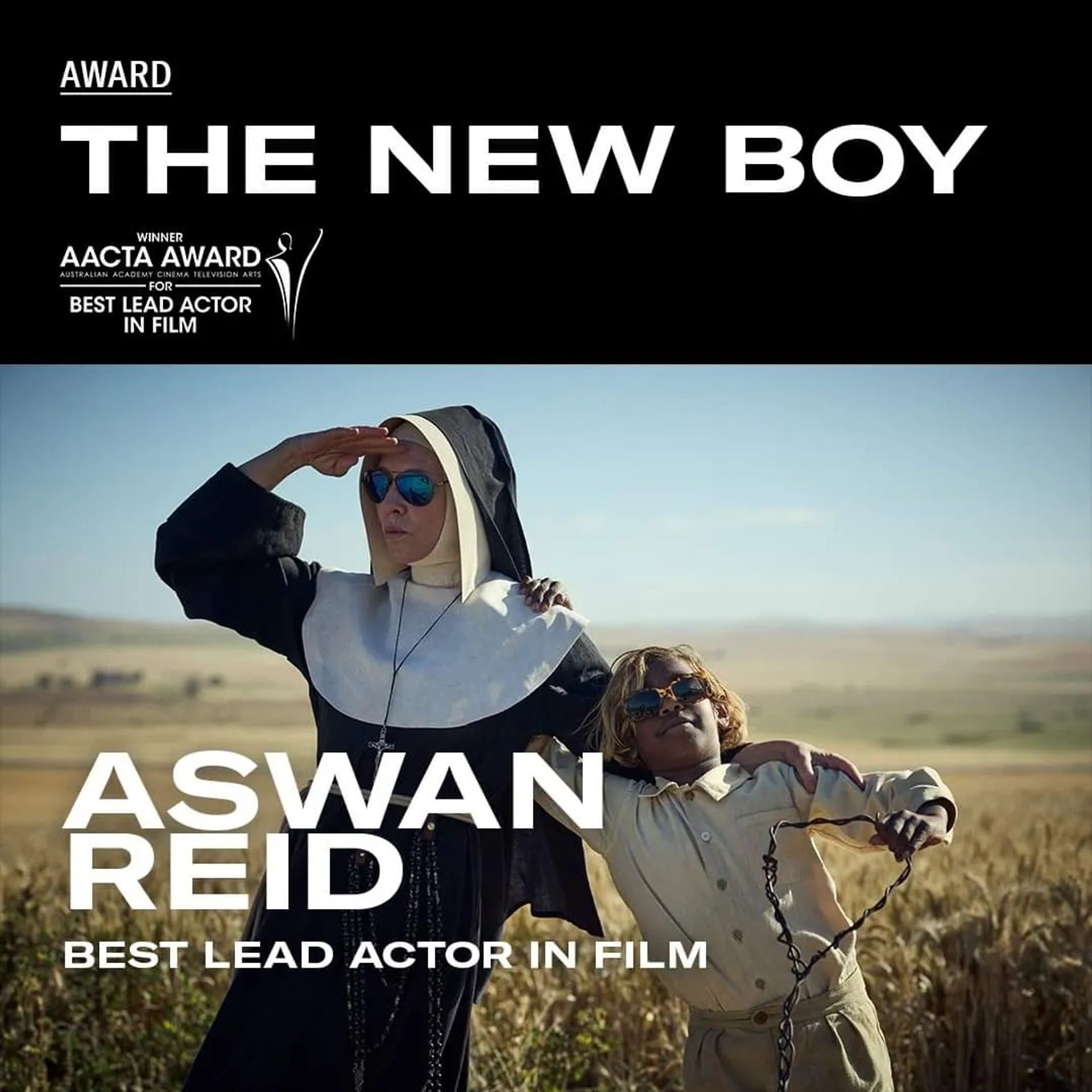 Aswan Reid in The New Boy (2023)