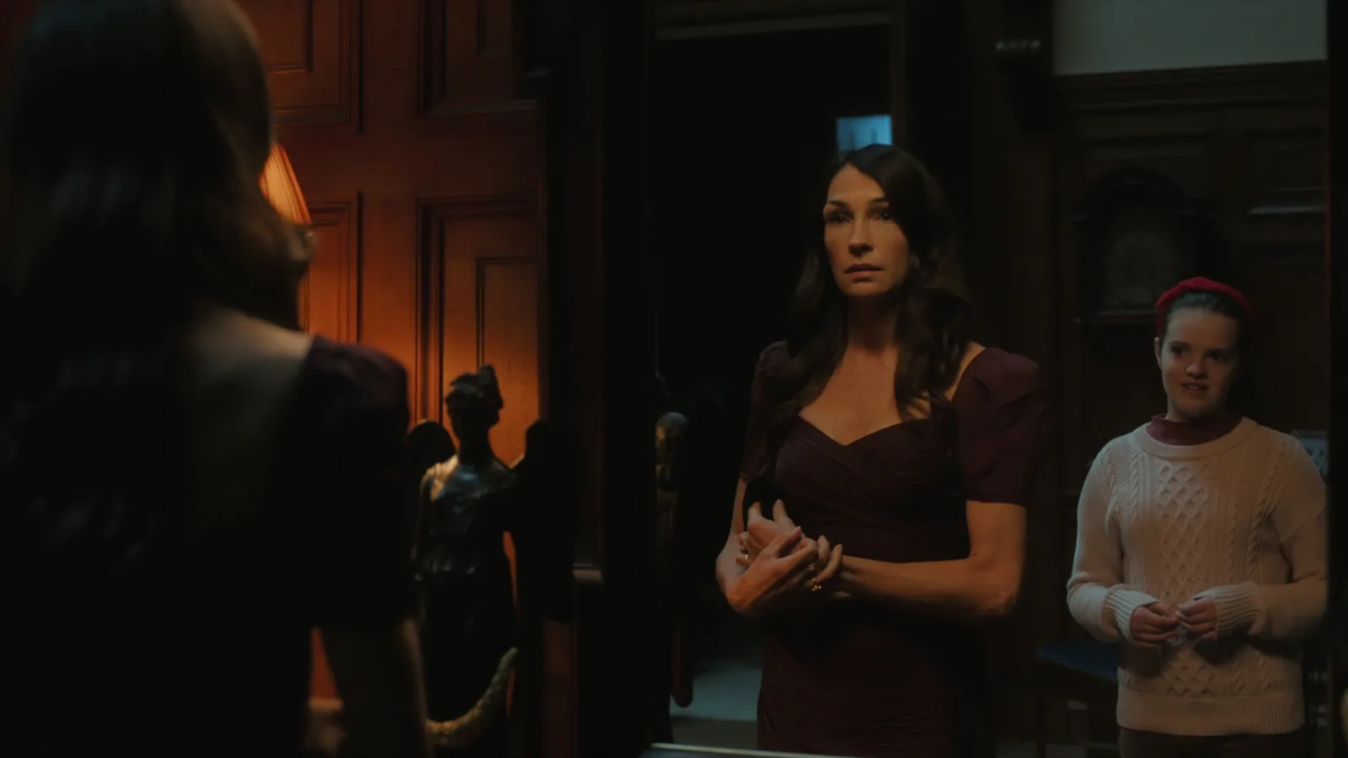 Famke Janssen and Georgia Thorne in Locked In (2023)