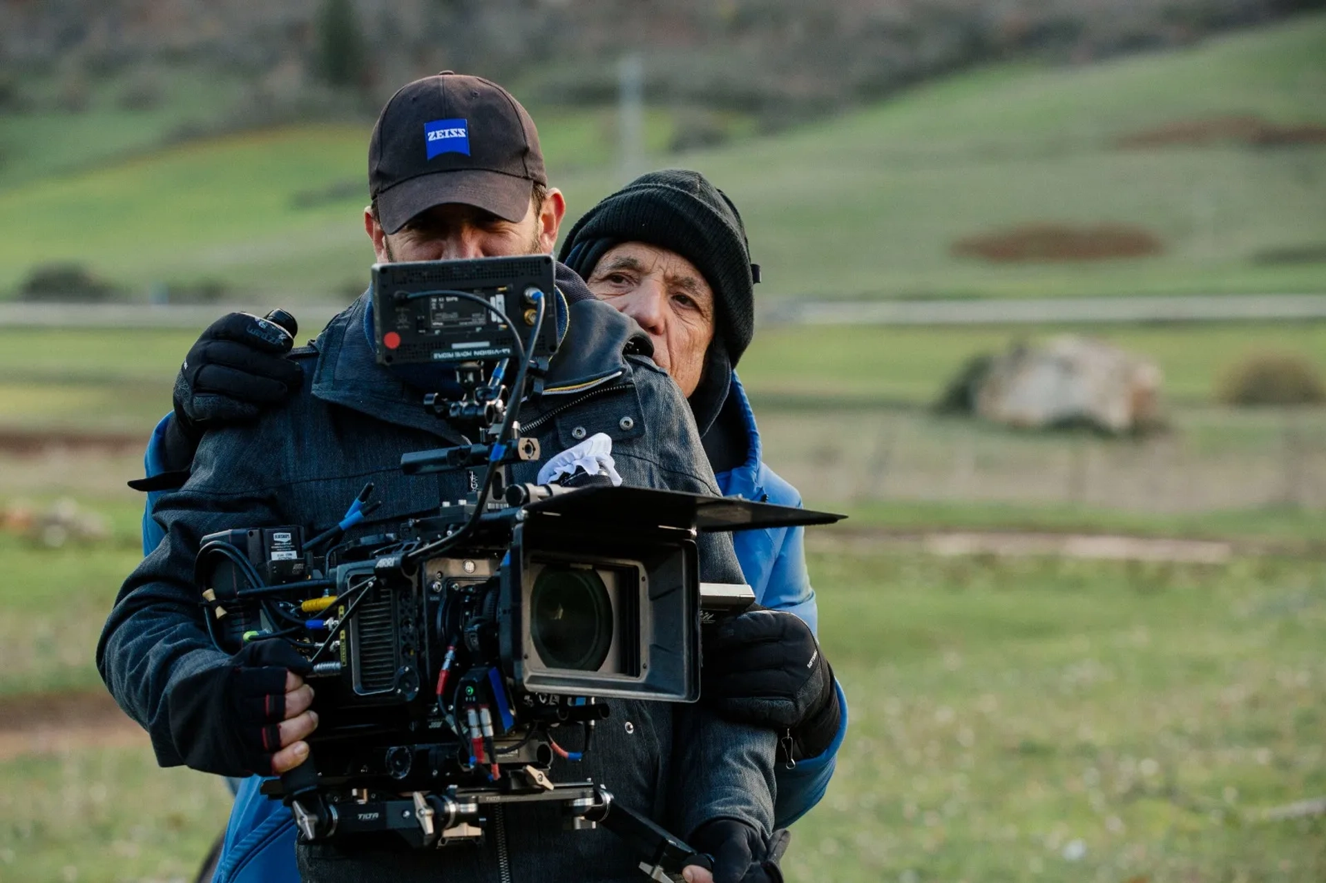 Abel Ferrara and Dario Di Mella in Padre Pio (2022)