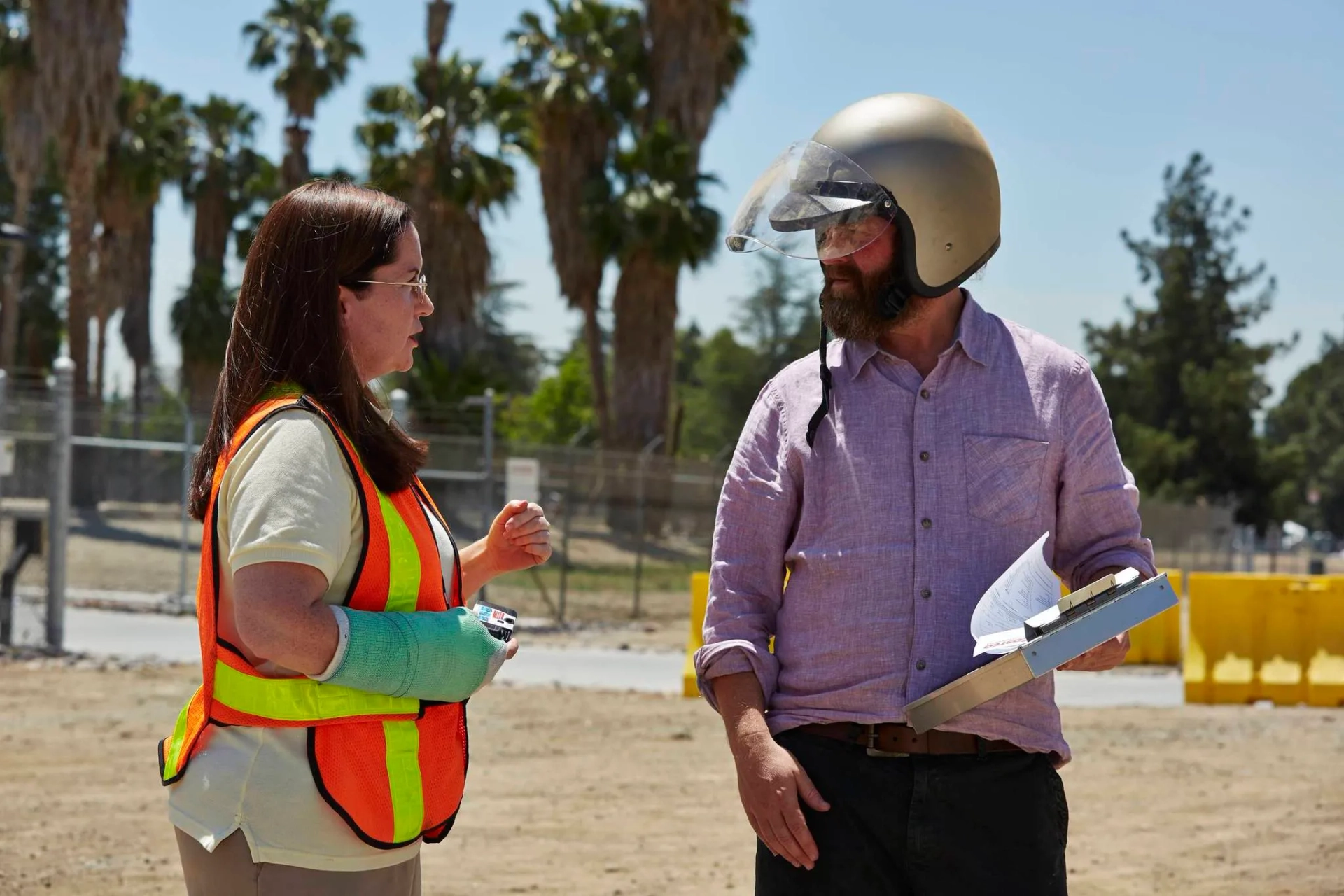 Zach Galifianakis and Martha Kelly in Baskets (2016)