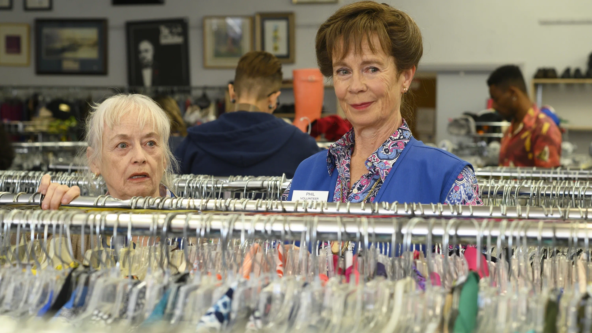 Celia Imrie and Madonna Young Magee in Better Things: Carbonara (2020)