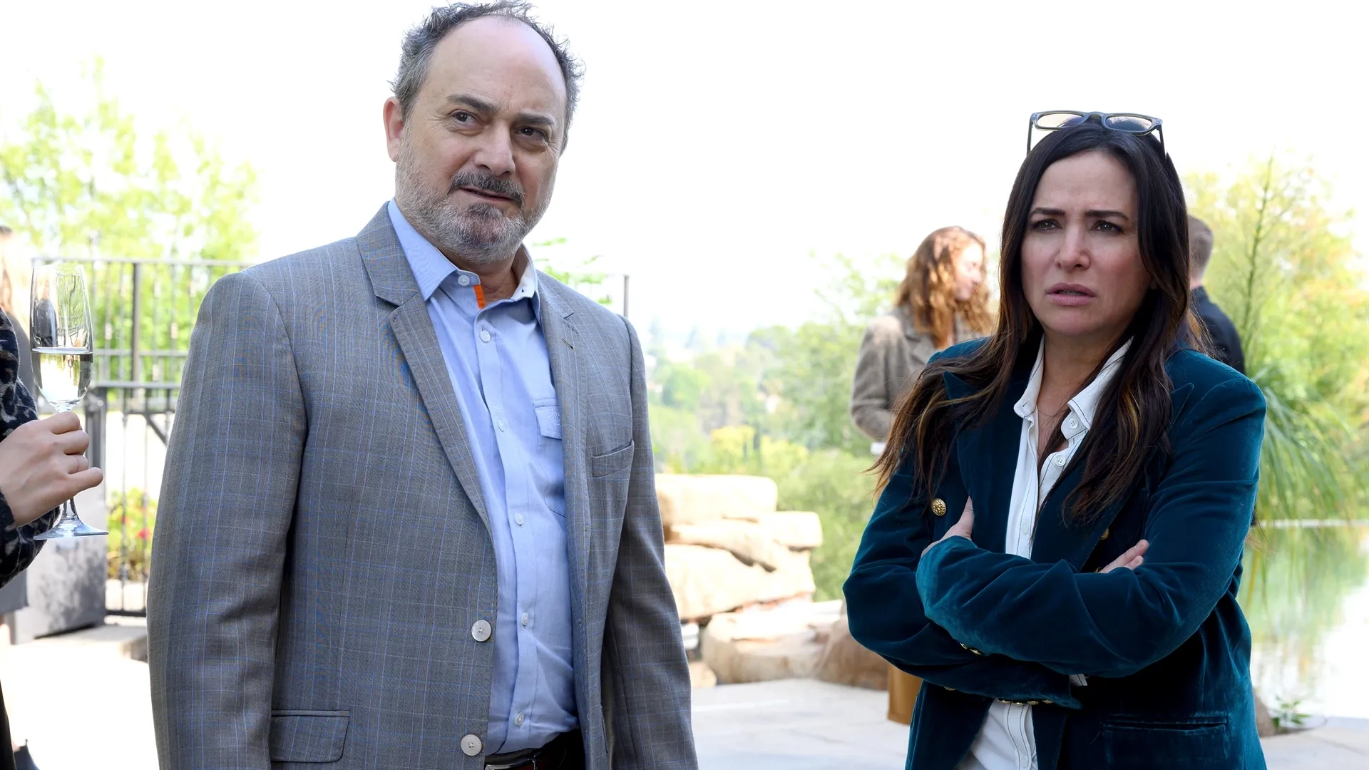 Kevin Pollak and Pamela Adlon in Better Things: High Man. Bye Man. (2020)