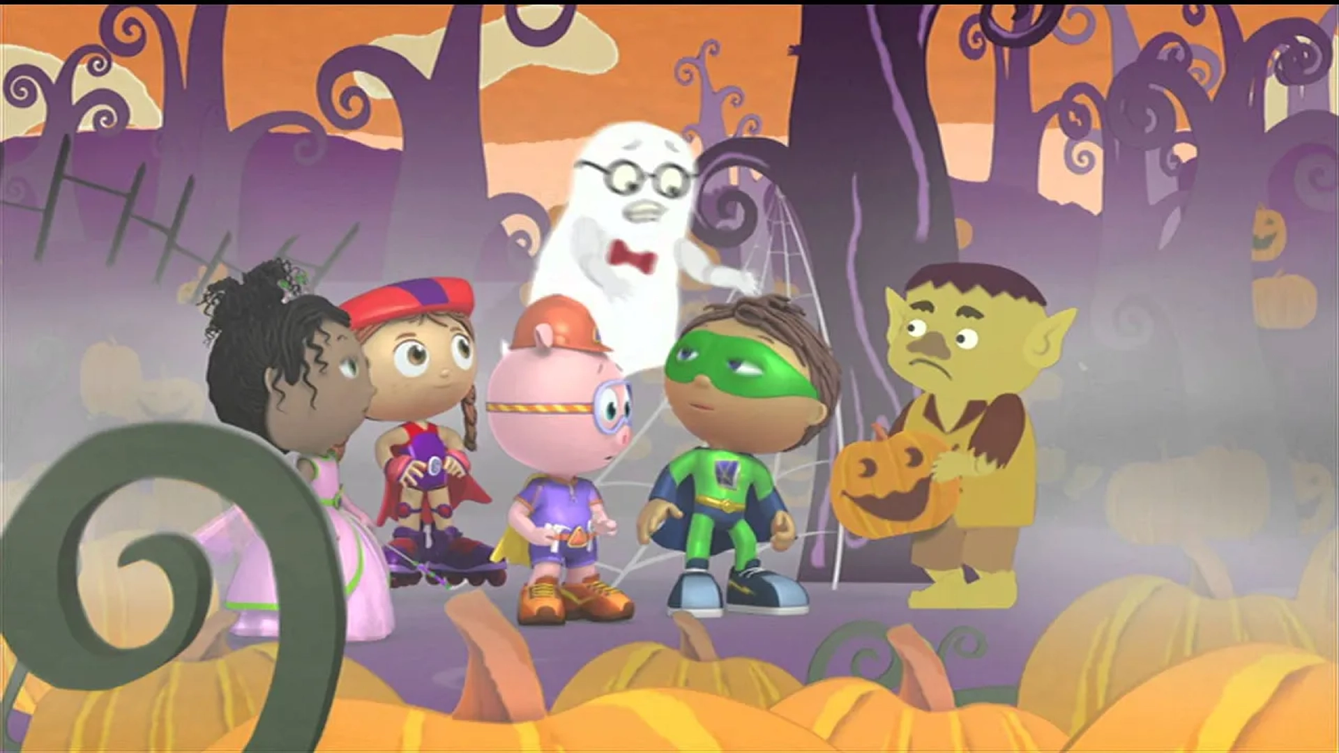 Tajja Isen, Johnny Orlando, Zachary Bloch, Nicholas Castel Vanderburgh, Graeme Jokic, T.J. McGibbon, and Samuel Faraci in Super Why! (2007)