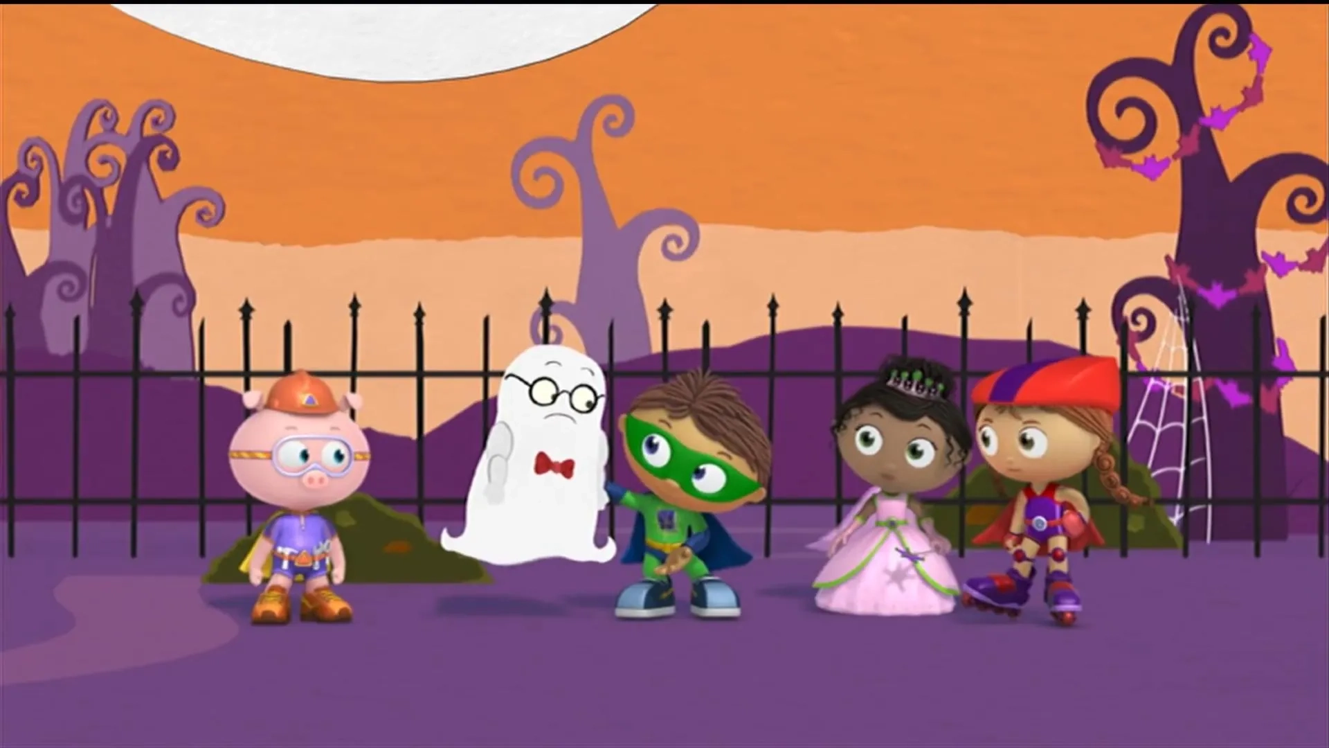 Tajja Isen, Johnny Orlando, Zachary Bloch, Nicholas Castel Vanderburgh, Siera Florindo, Graeme Jokic, T.J. McGibbon, and Samuel Faraci in Super Why! (2007)