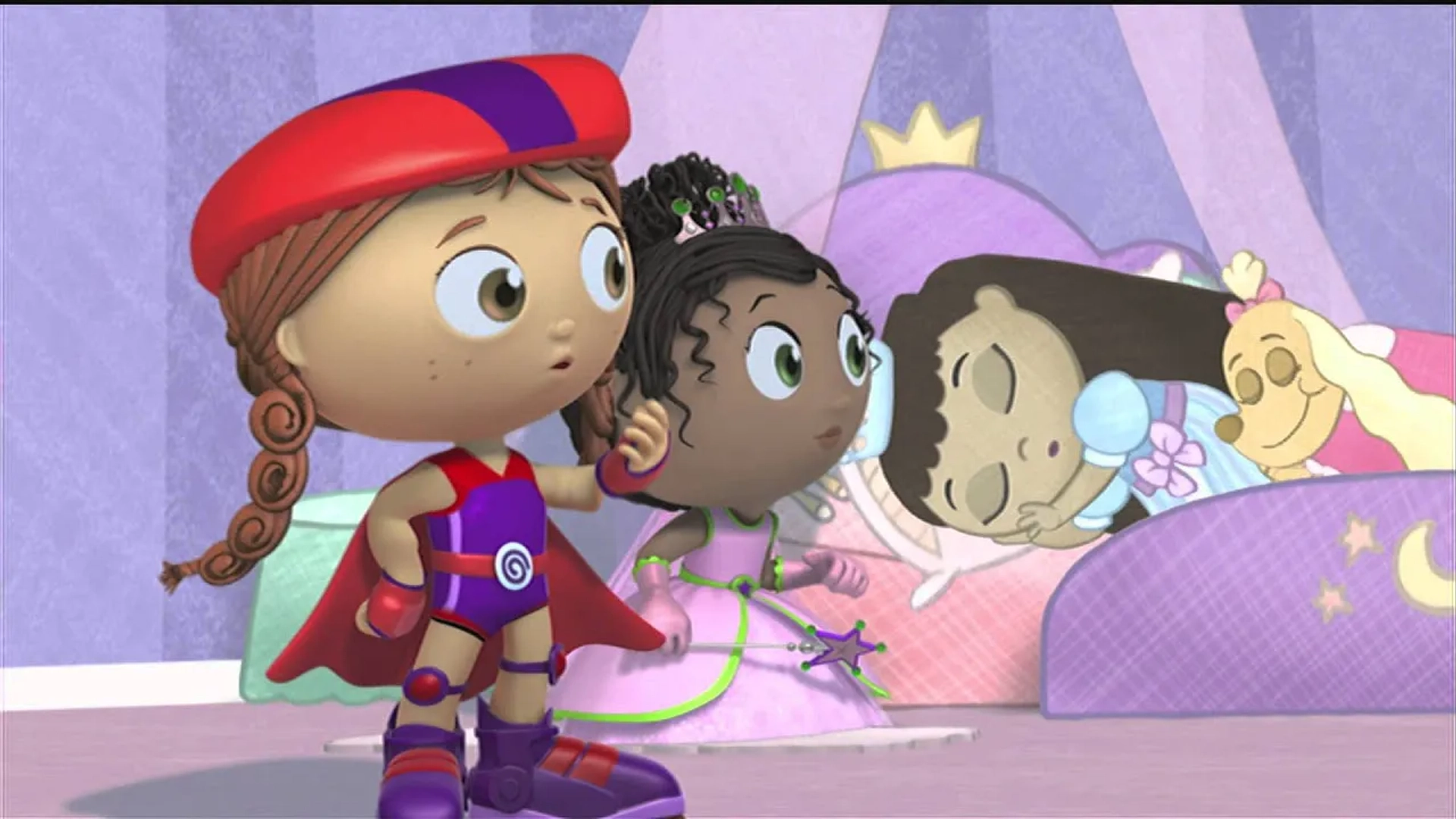 Tajja Isen, Elisa Paganelli, and Siera Florindo in Super Why! (2007)