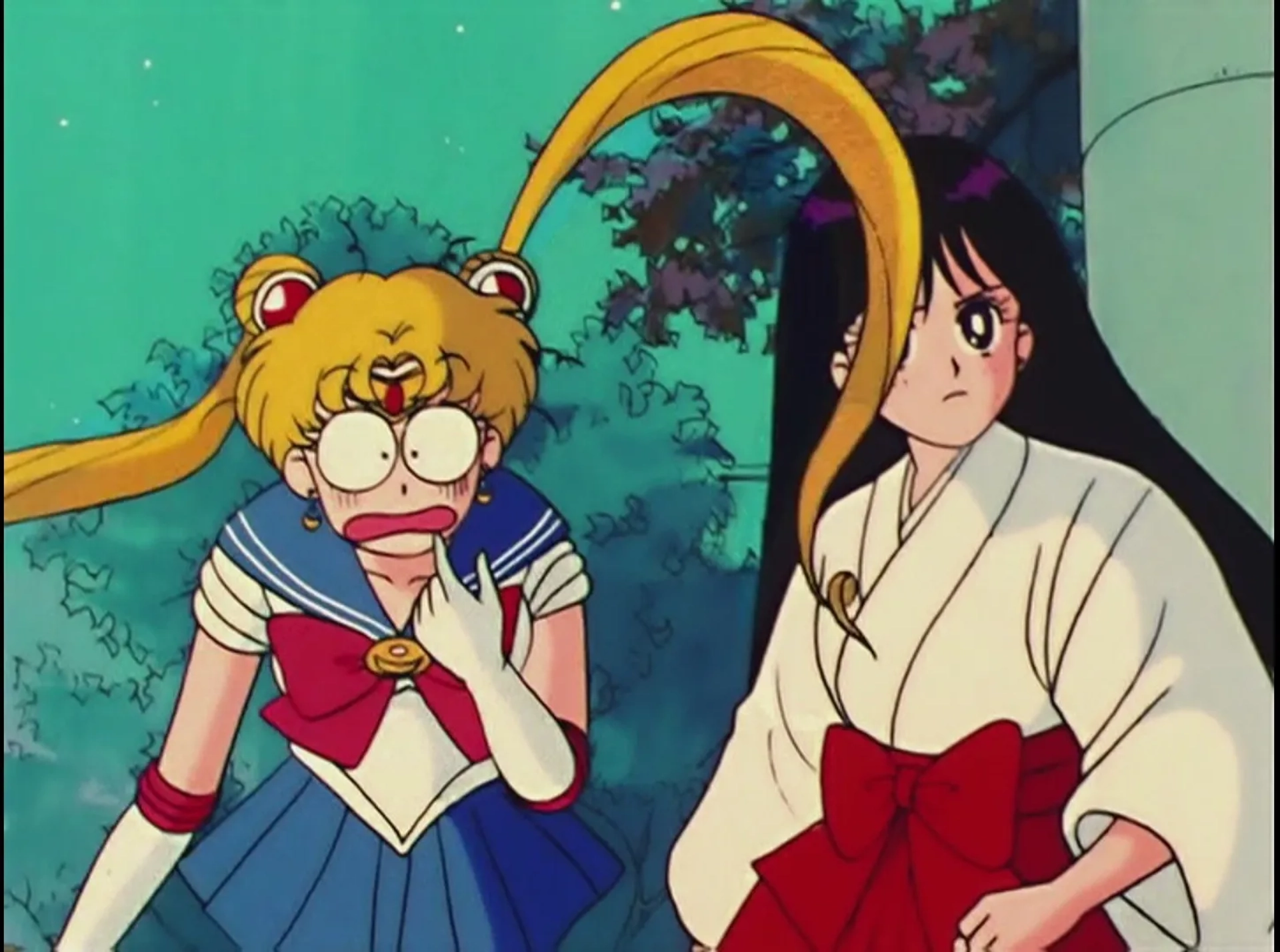 Michie Tomizawa, Kotono Mitsuishi, Stephanie Sheh, and Cristina Valenzuela in Sailor Moon (1992)