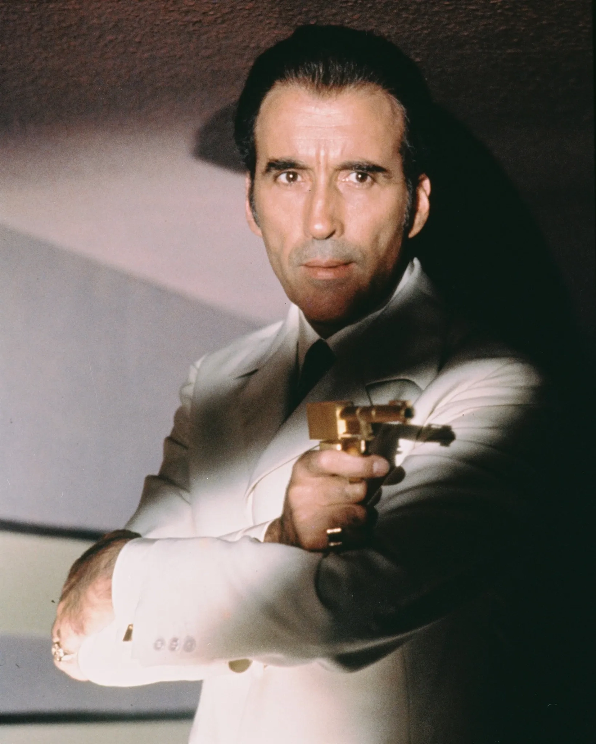 Christopher Lee at an event for The Man with the Golden Gun (1974)