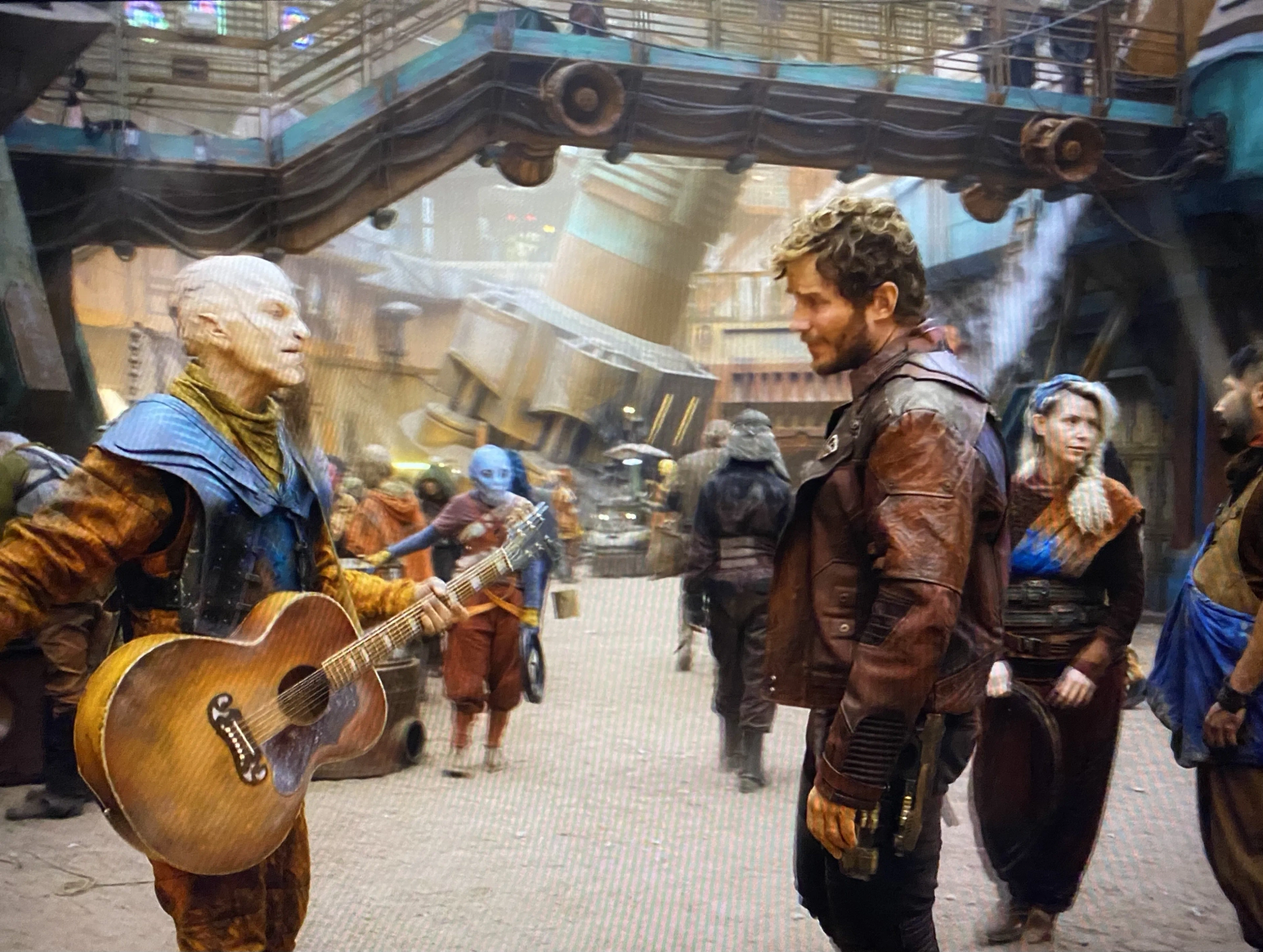 Chris Pratt and Christina R Gregg in The Guardians of the Galaxy Holiday Special (2022)