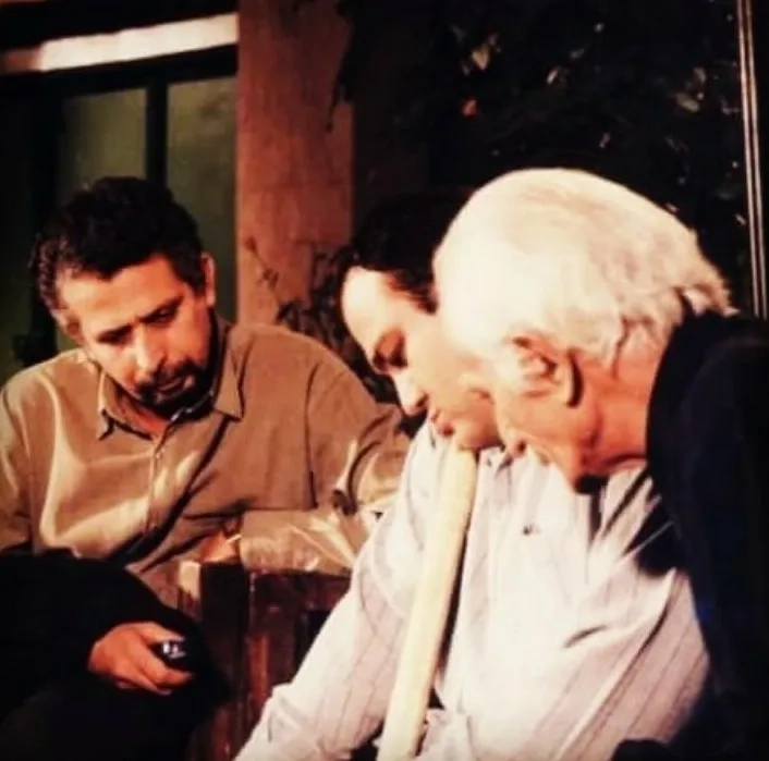 Kiumars Malekmotei, Kamran Malak Motiei, and Mehran Ghafoorian in Under the City Sky (2001)