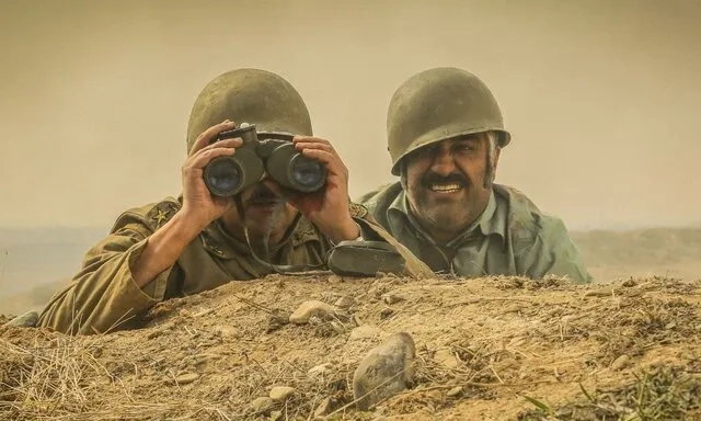 Hooman Barghnavard and Pejman Jamshidi in Relic (2020)