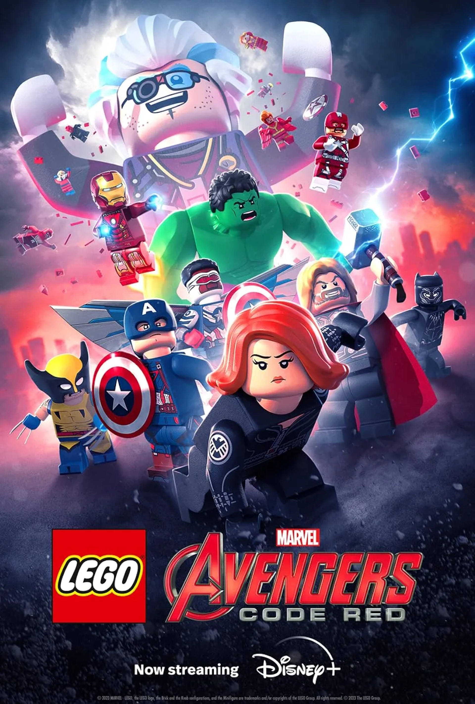 انیمیشن انتقام جویان لگویی مارول: کد قرمز 2023 (Lego Marvel Avengers: Code Red)