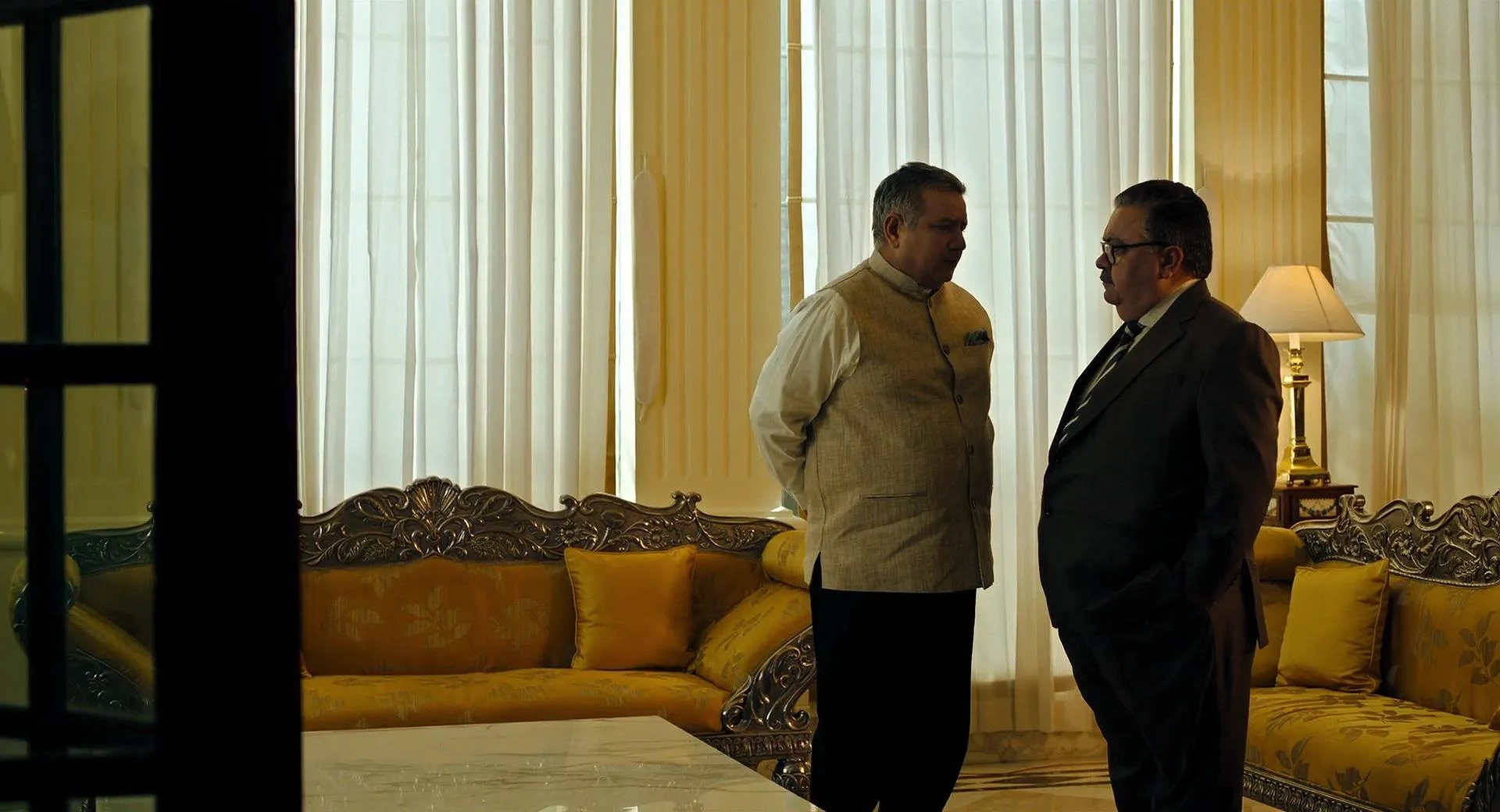 Manoj Pahwa and Kumud Mishra in Anek (2022)