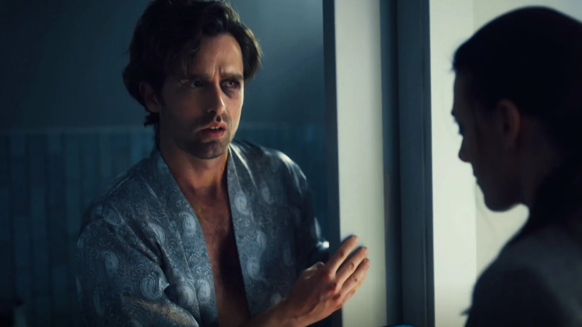 Alec Santos and Dolly Lewis in Sight Unseen (2024)