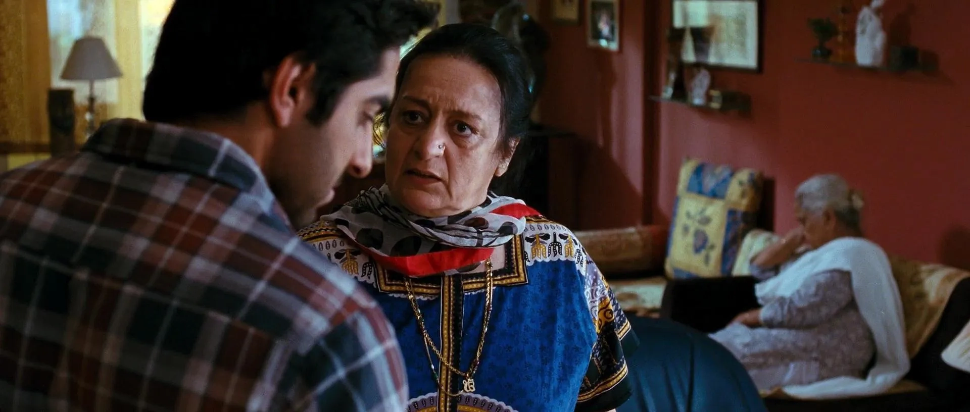 Dolly Ahluwalia, Ayushmann Khurrana, and Kamlesh Gill in Vicky Donor (2012)