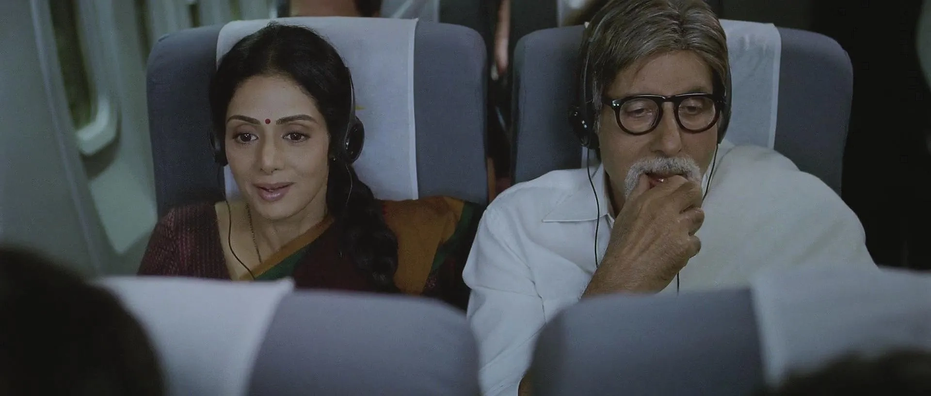 Amitabh Bachchan and Sridevi in English Vinglish (2012)