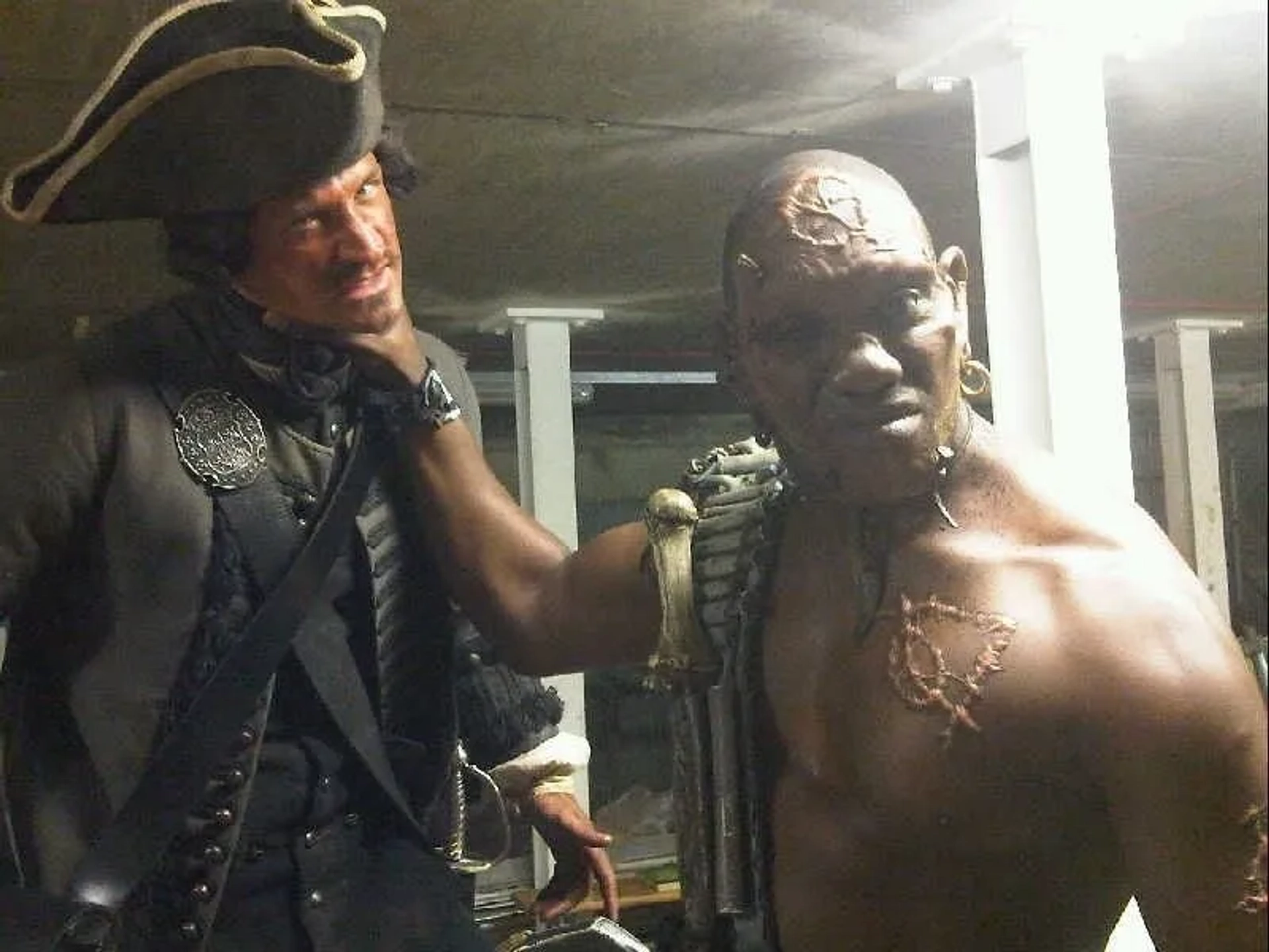 Deobia Oparei and Daniel Dow in Pirates of the Caribbean: On Stranger Tides (2011)