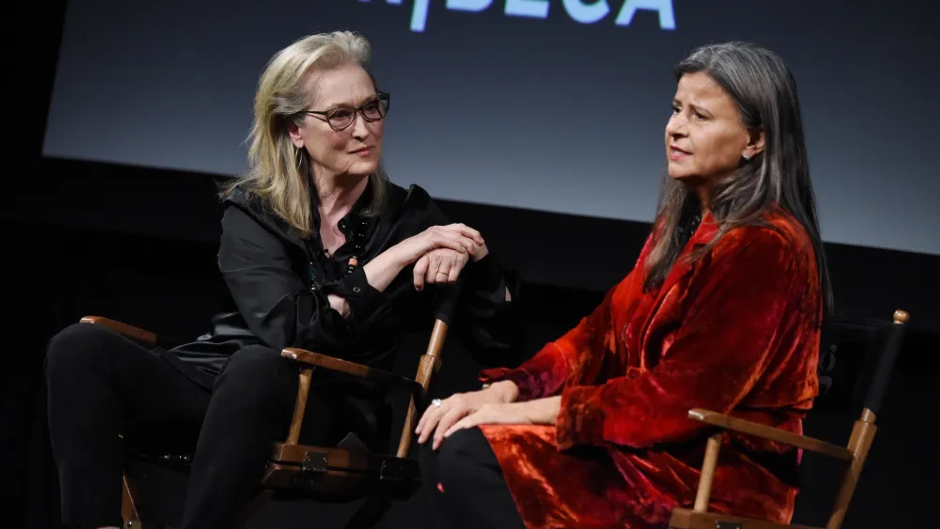 Meryl Streep and Tracey Ullman at an event for Tracey Ullman's Show (2016)