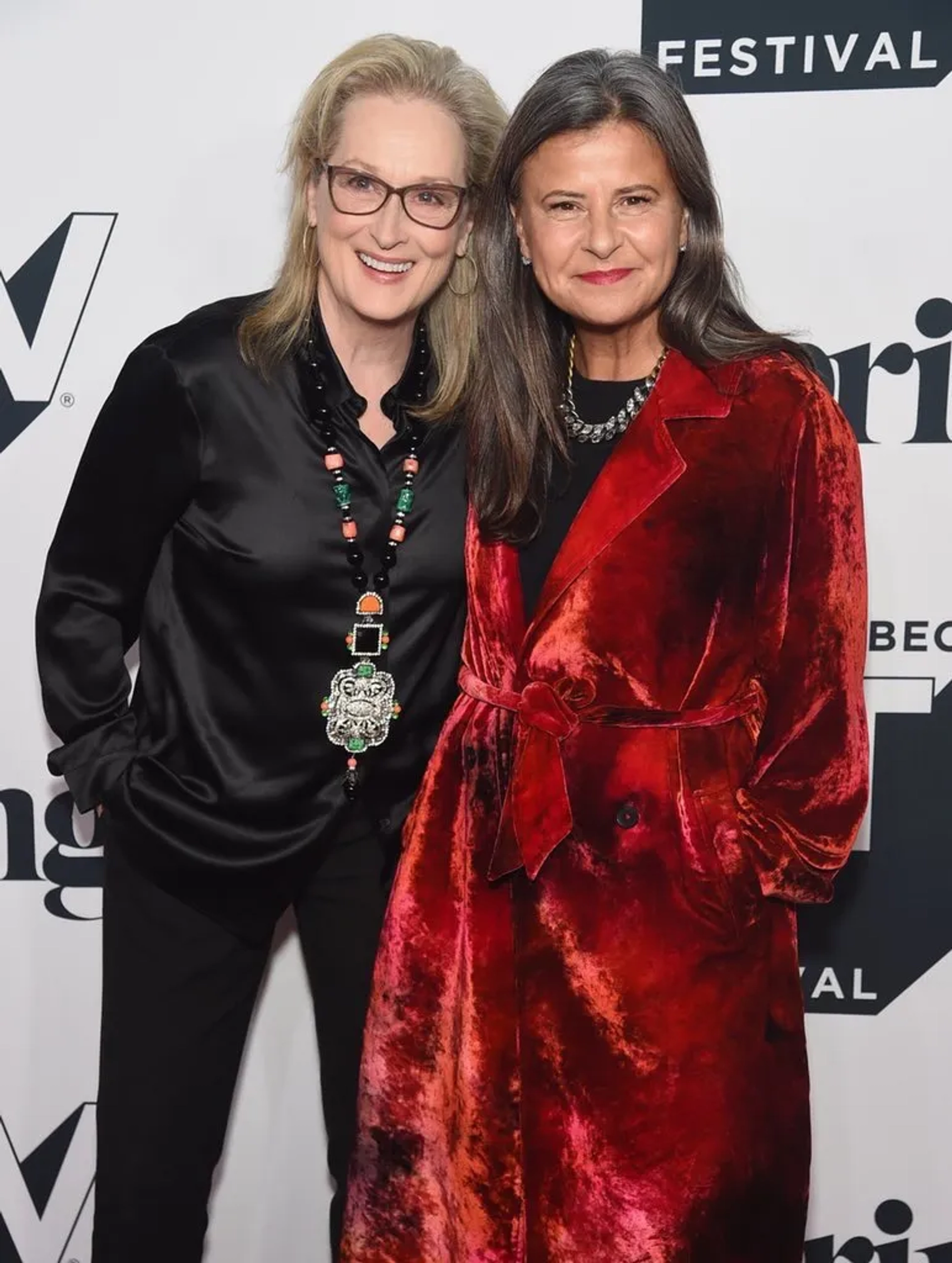 Meryl Streep and Tracey Ullman at an event for Tracey Ullman's Show (2016)