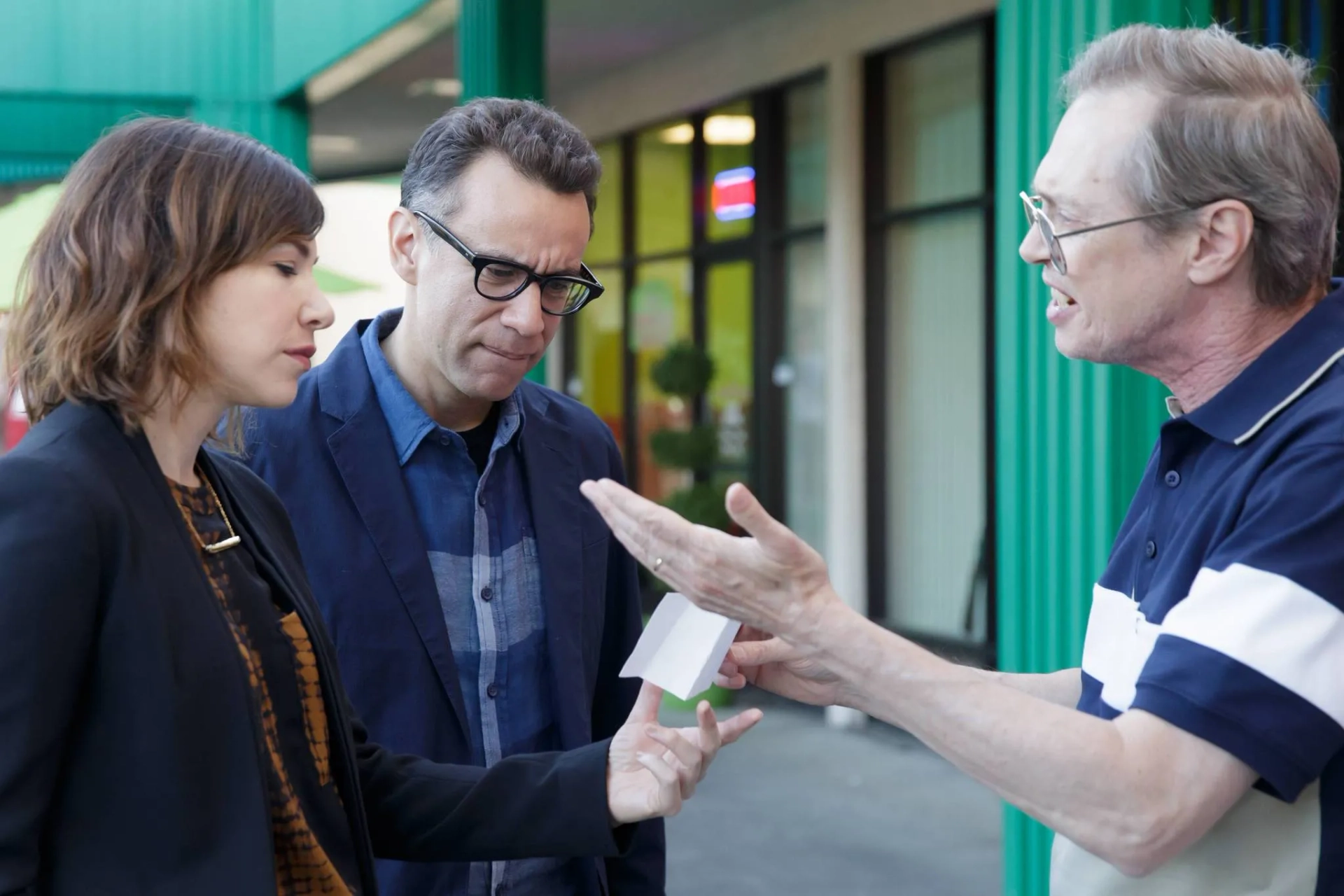 Steve Buscemi, Fred Armisen, and Carrie Brownstein in Portlandia (2011)