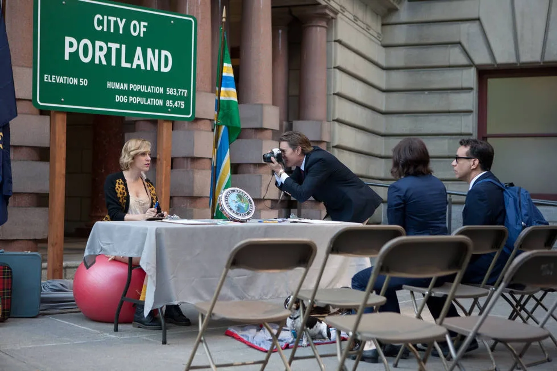 Kyle MacLachlan, Chloë Sevigny, Fred Armisen, and Carrie Brownstein in Portlandia (2011)