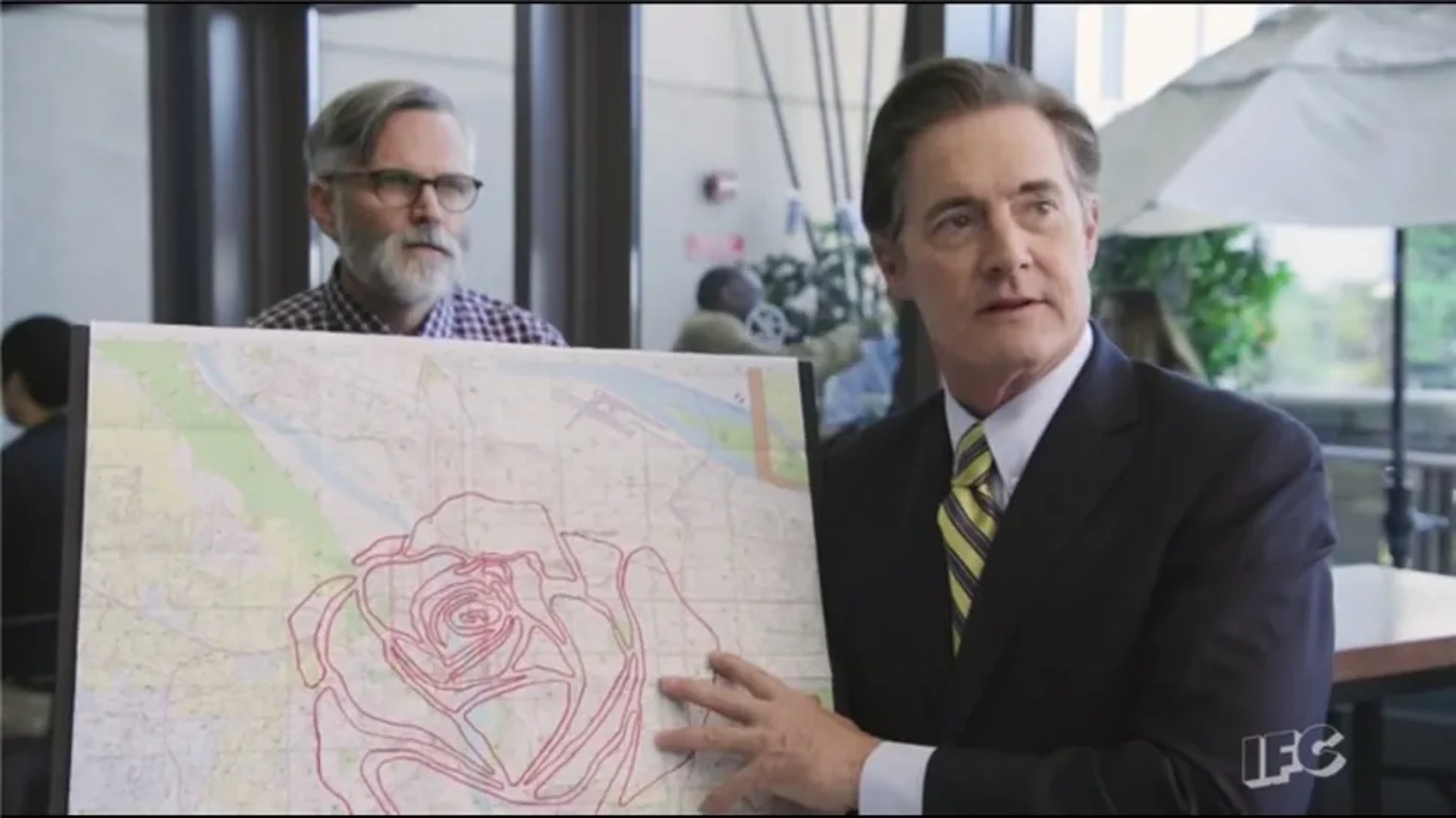 Kyle MacLachlan and Sam Adams in Portlandia (2011)