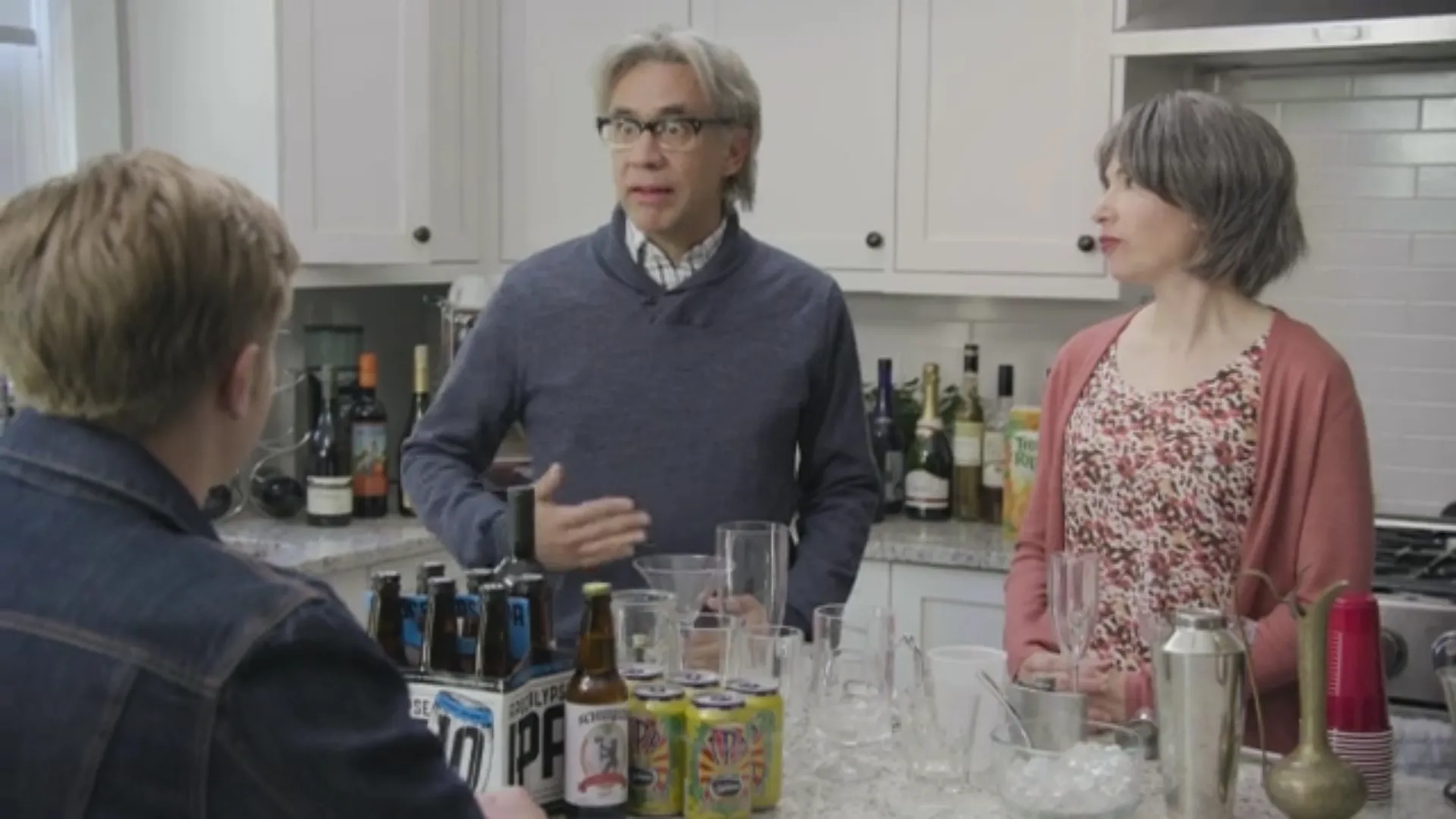 Fred Armisen, Carrie Brownstein, and Phelan Davis in Portlandia (2011)